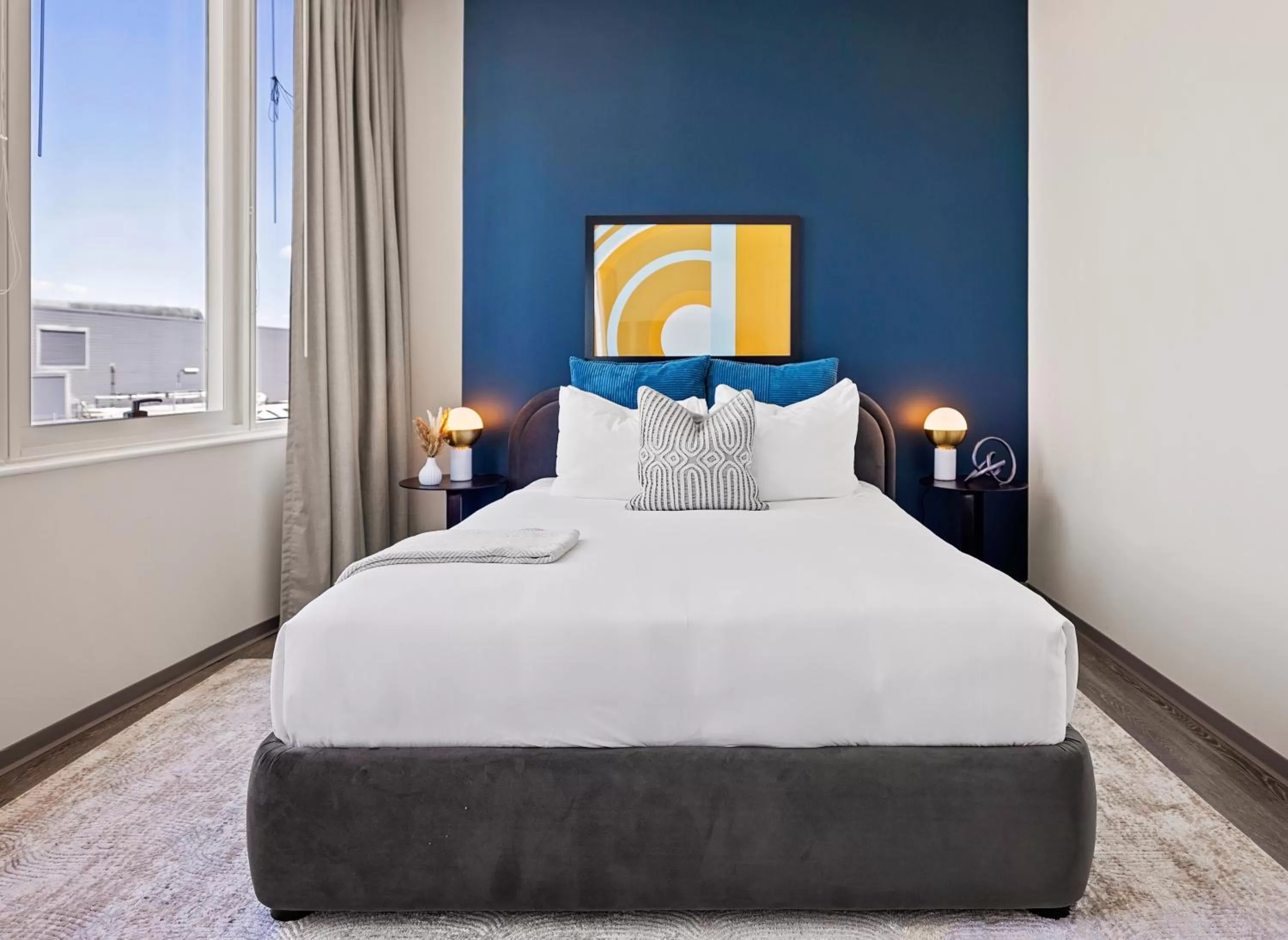 Bedroom, Bed in Placemakr Premier SoBro