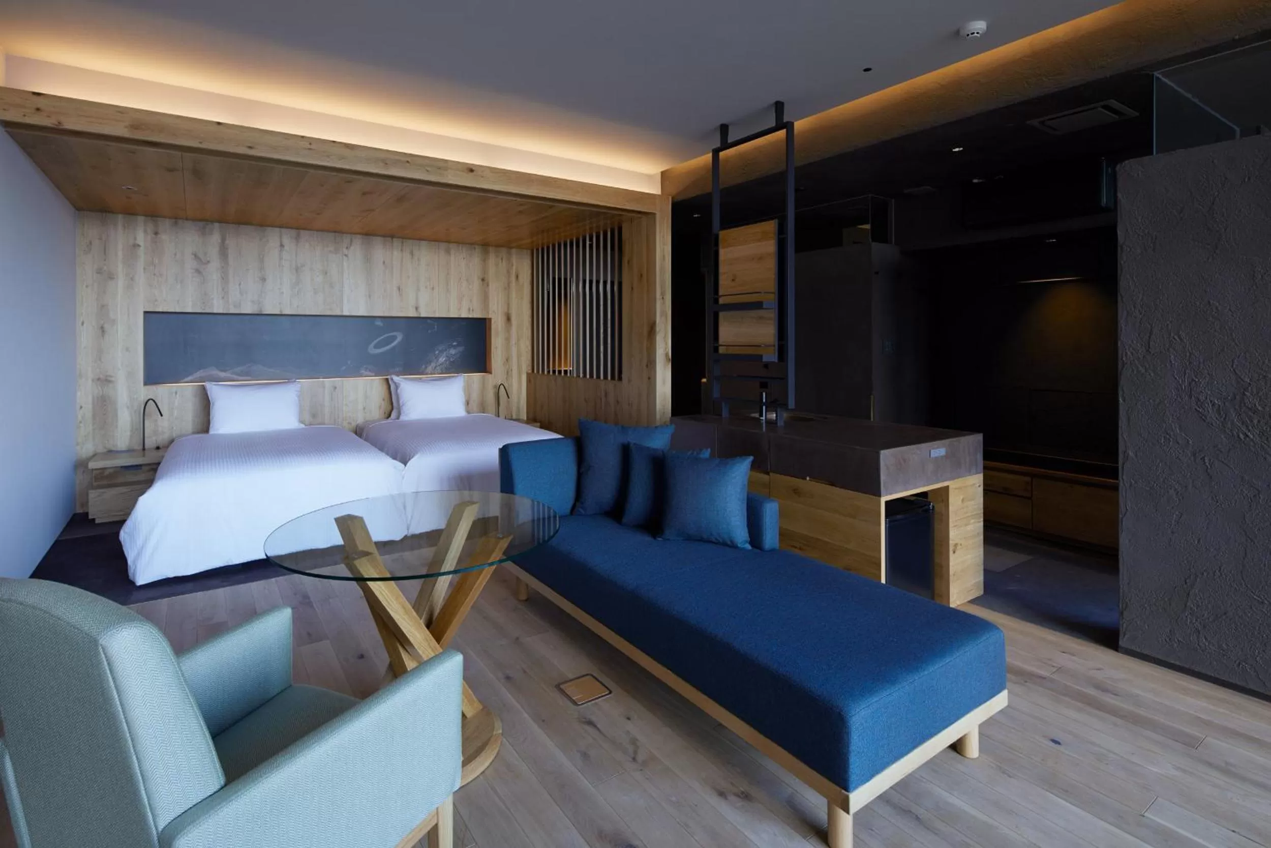 Bed in SEKIYA RESORT Galleria Midobaru