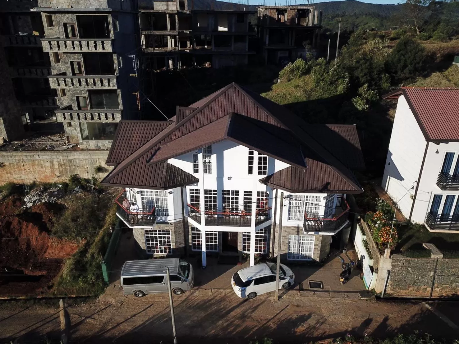 Bird's eye view in Misthill Rest - Lavish Villa