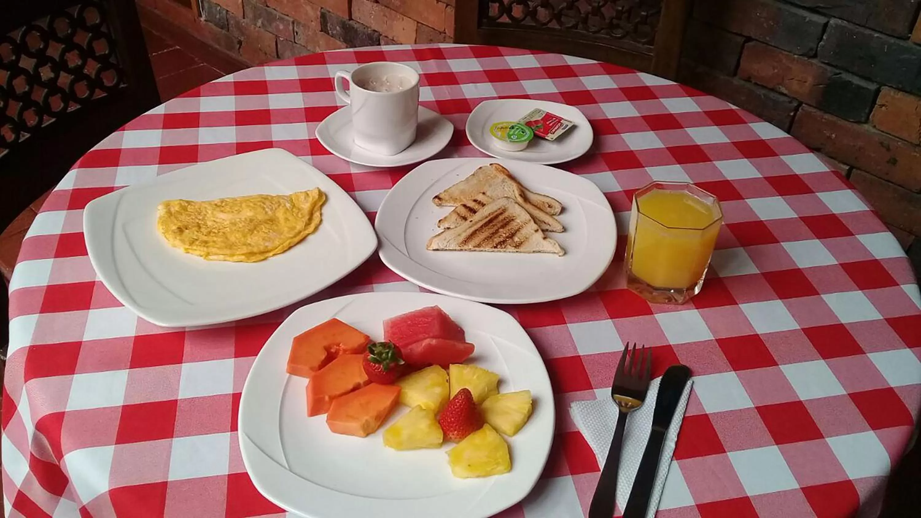 Breakfast in Hotel Campestre Franchesca