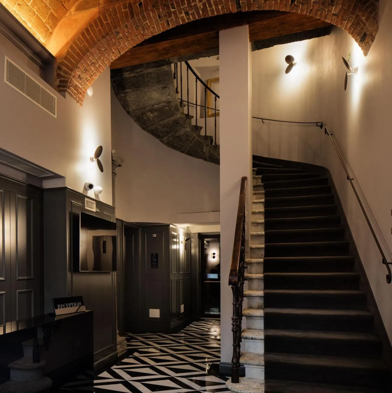 Lobby or reception in The Frame Hotel