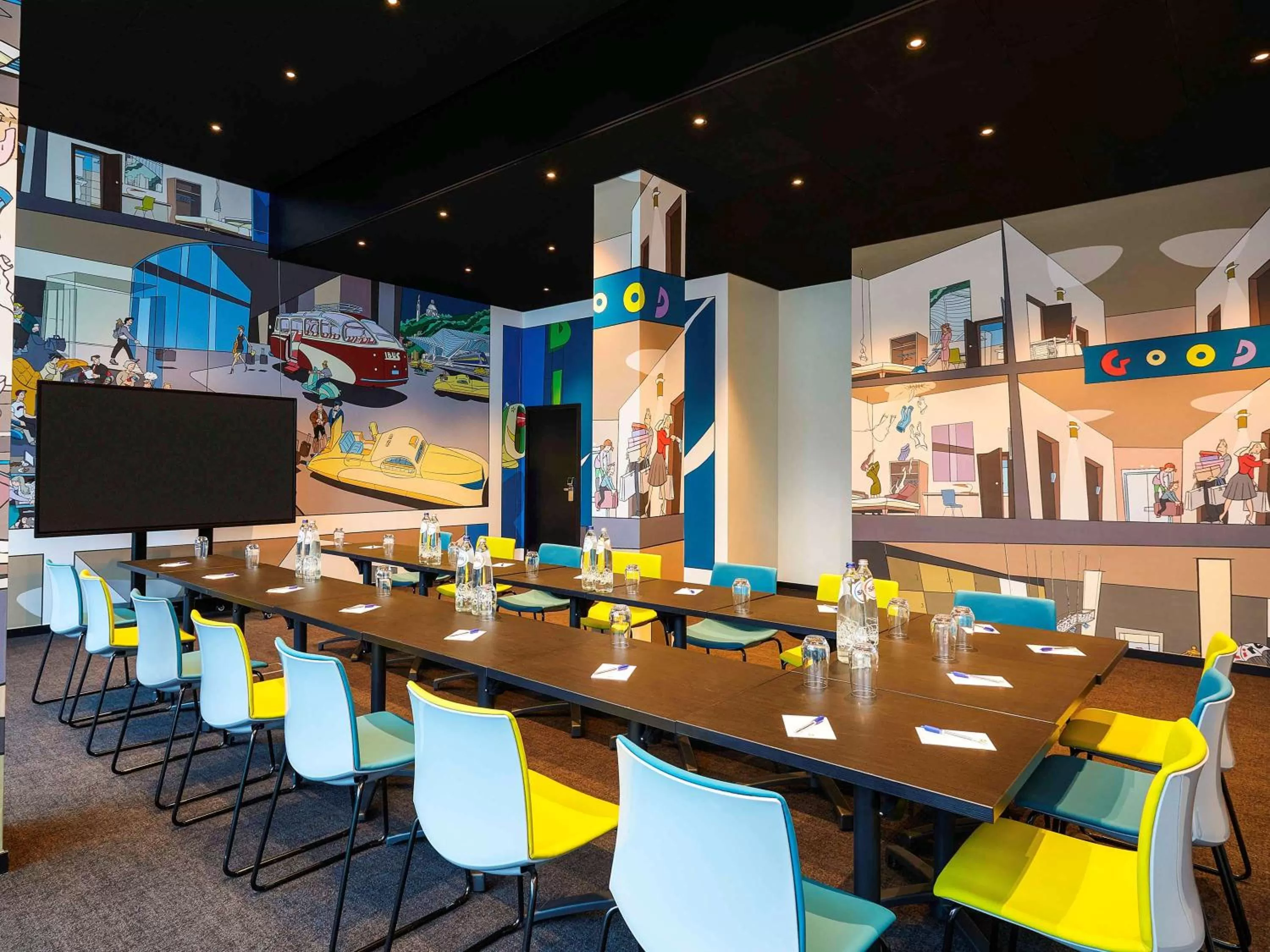 On site in ibis Styles Liege Guillemins