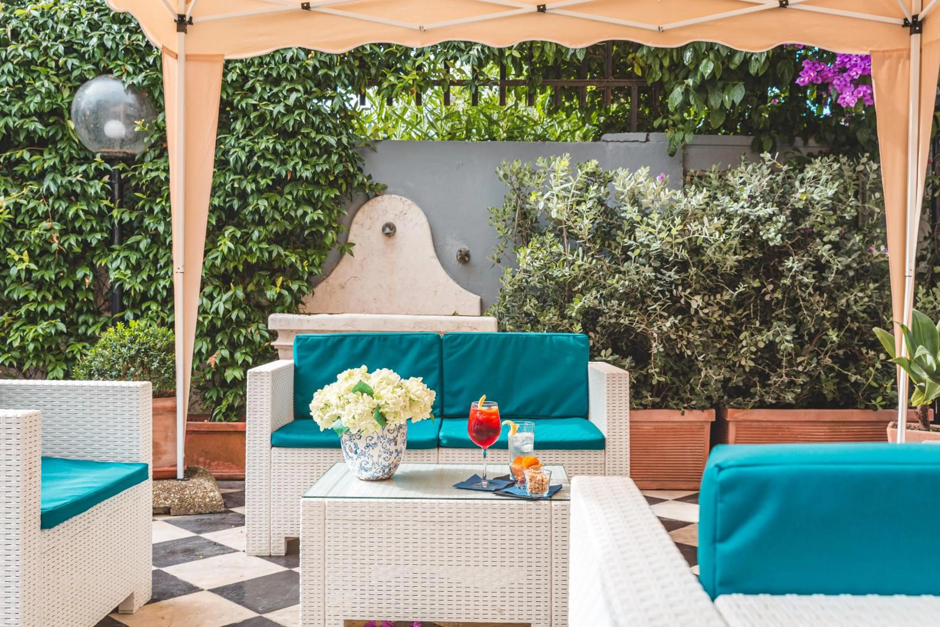 Garden in Hotel Santa Maria