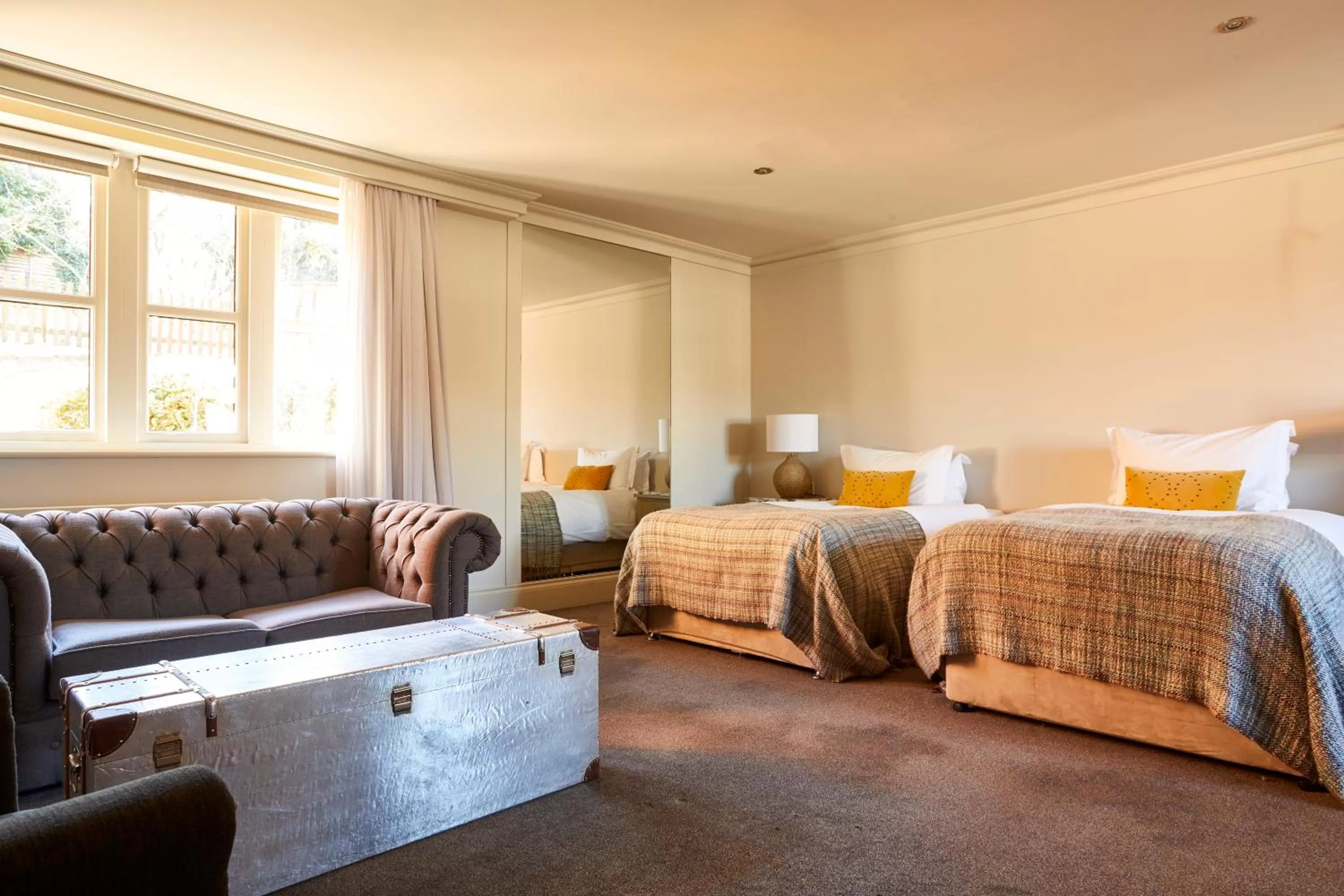 Seating area, Bed in The Great House, Sonning, Berkshire