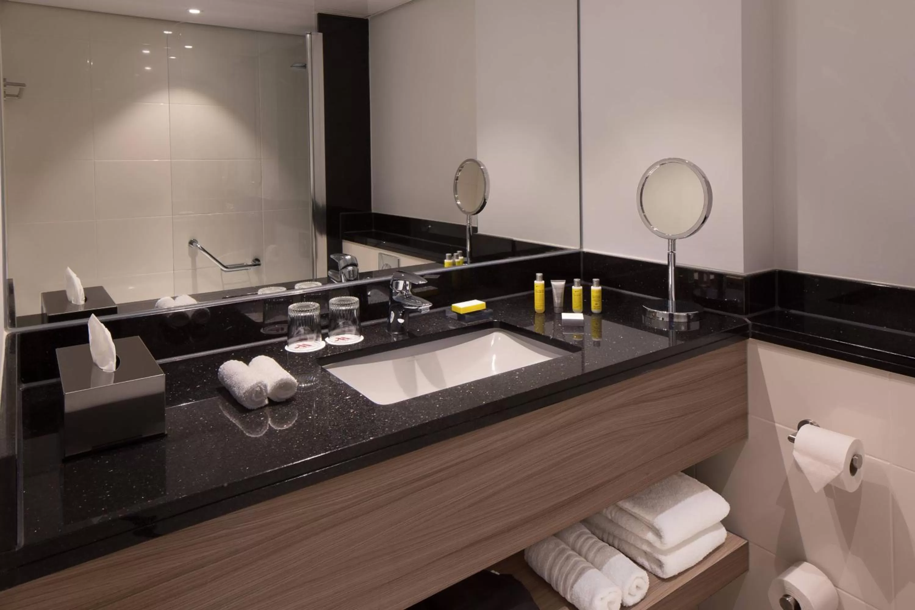 Bathroom in Amsterdam Marriott Hotel