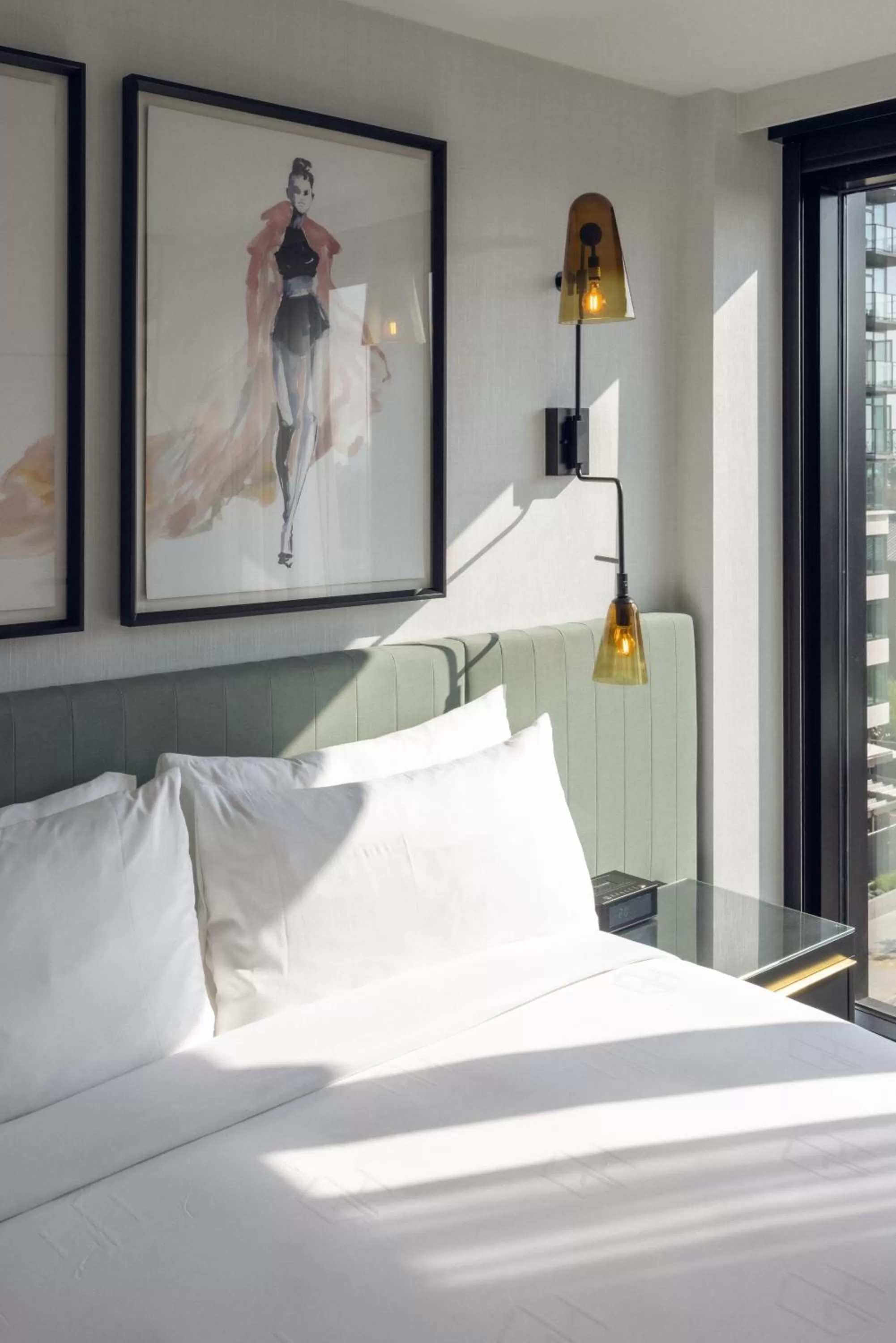 Bed in The Godfrey Hotel Hollywood