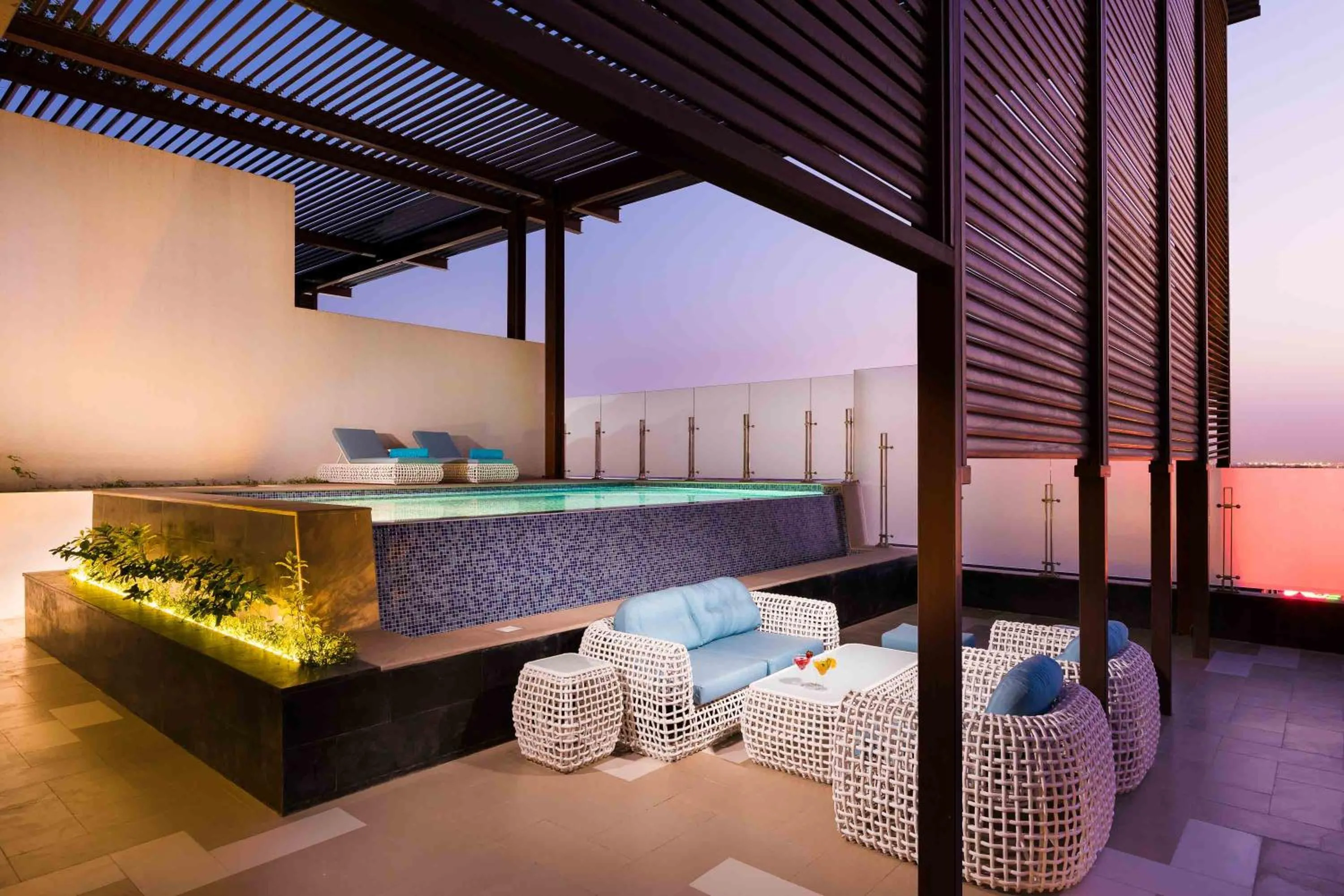 Pool view in Grand Millennium Muscat