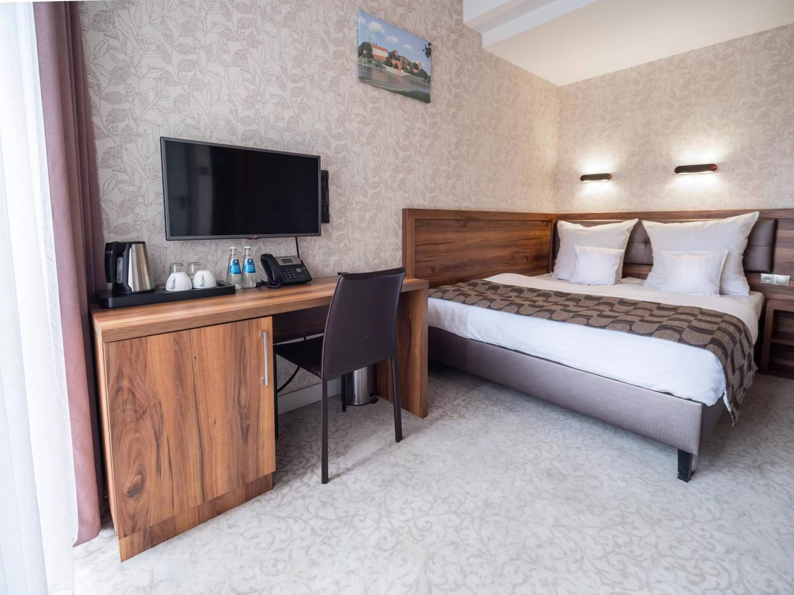 Bed in Hotel Miodowa