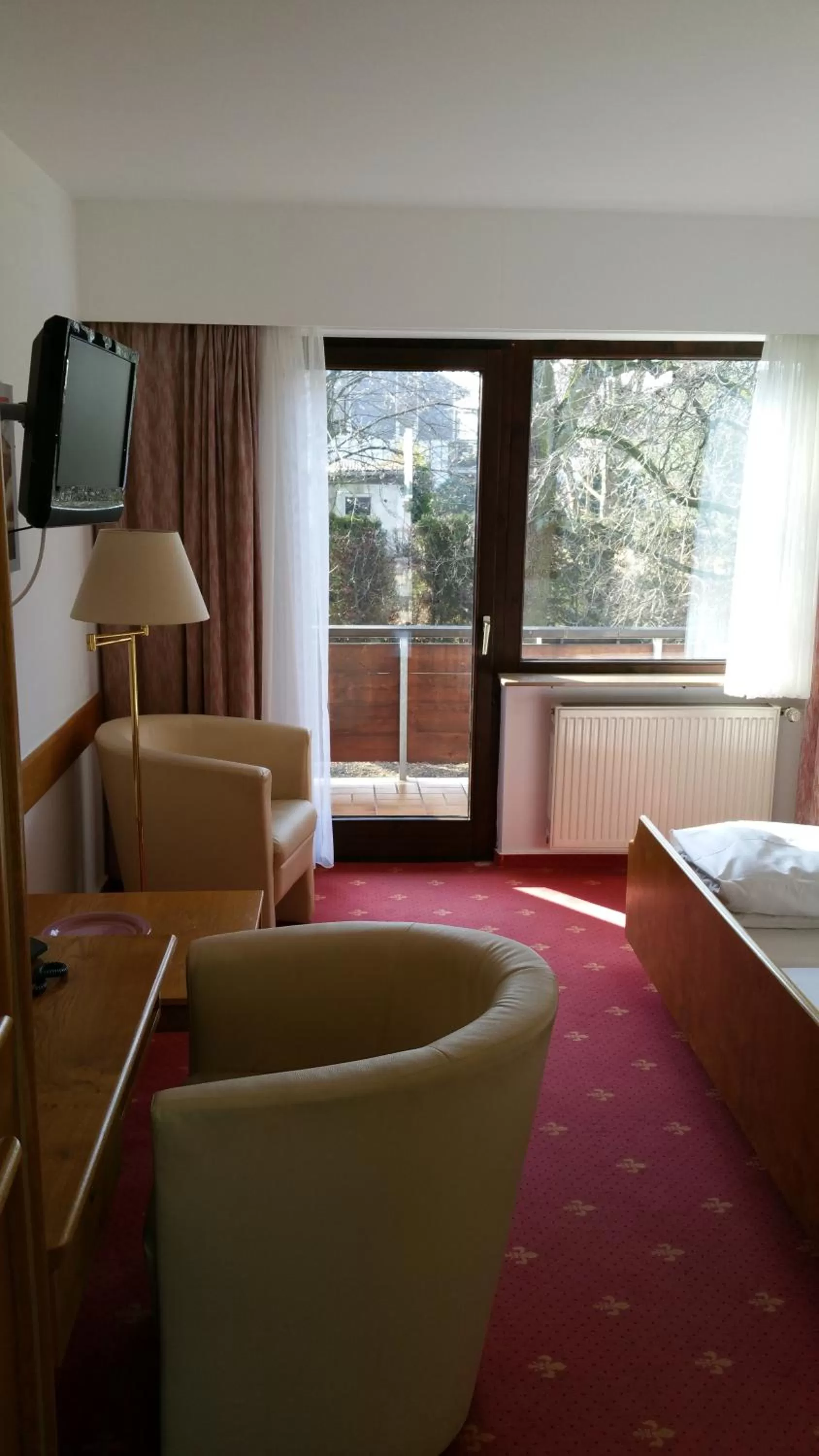 Photo of the whole room, Bed in Hotel Büchner Garni