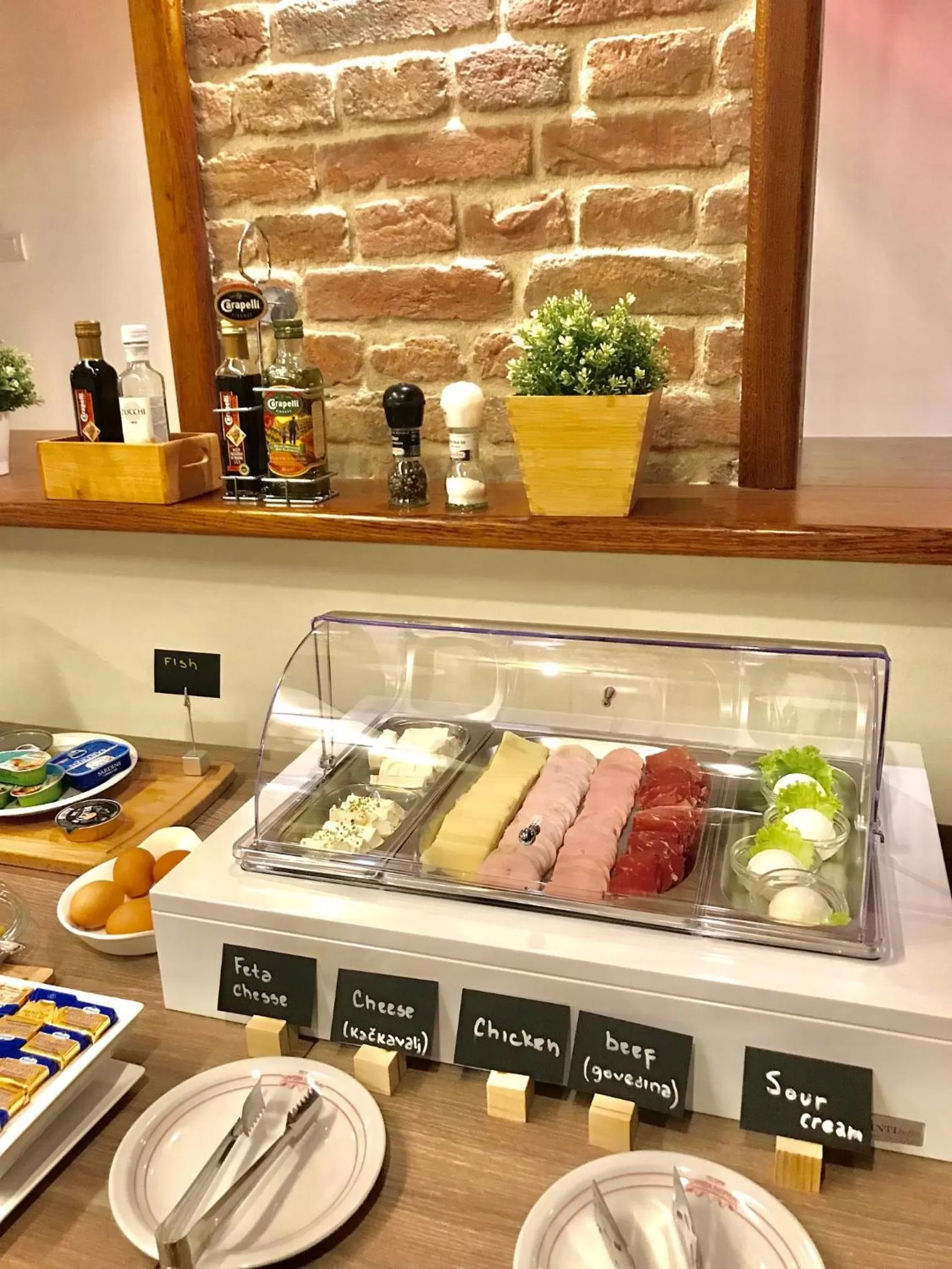 Buffet breakfast in M House Belgrade Residence