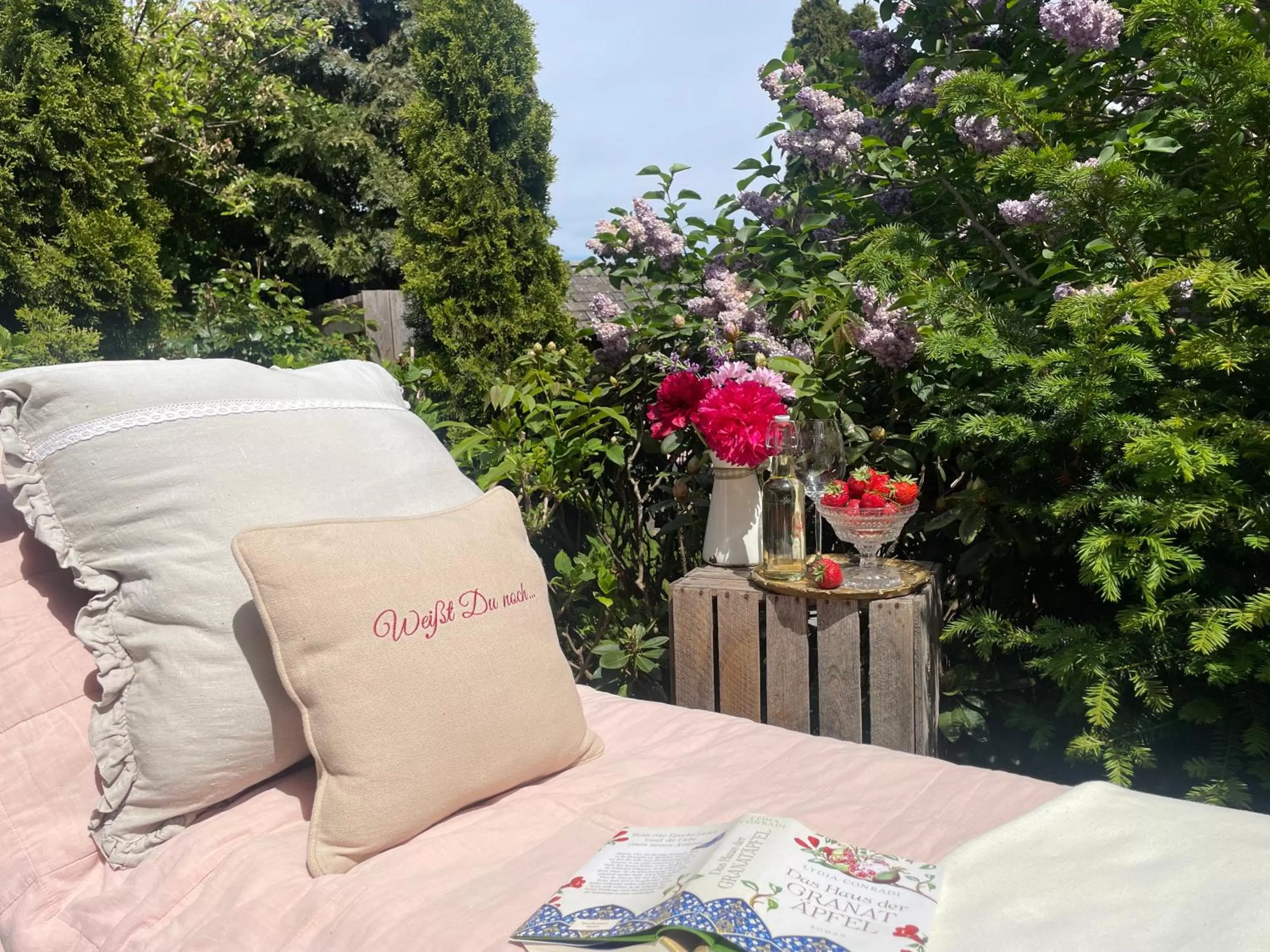 Balcony/Terrace in Weißt Du noch - Gästehäuser & Suiten