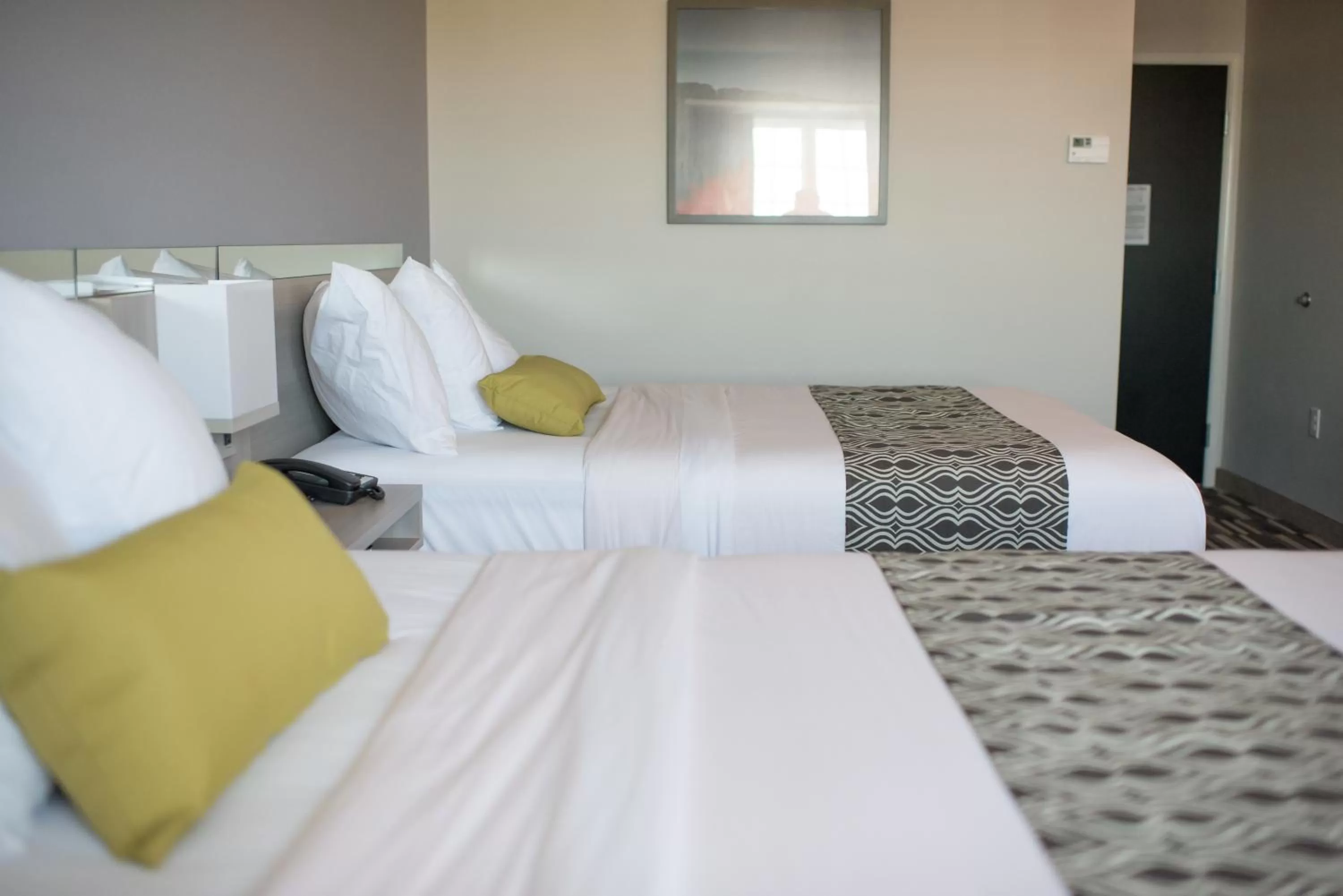 Bed in Microtel Inn & Suites by Wyndham West Fargo Near Medical Center