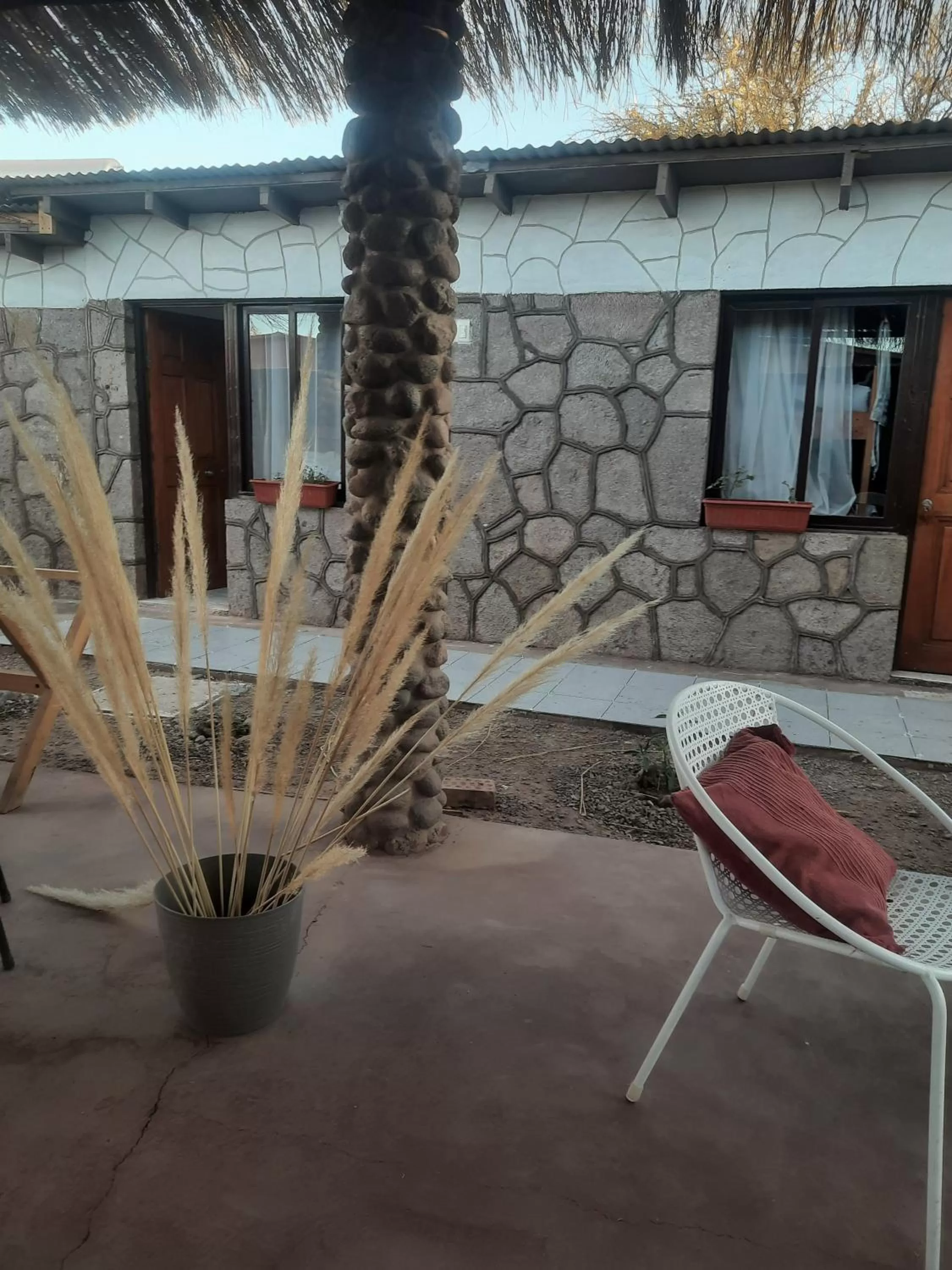 Patio in Hostal Katarpe