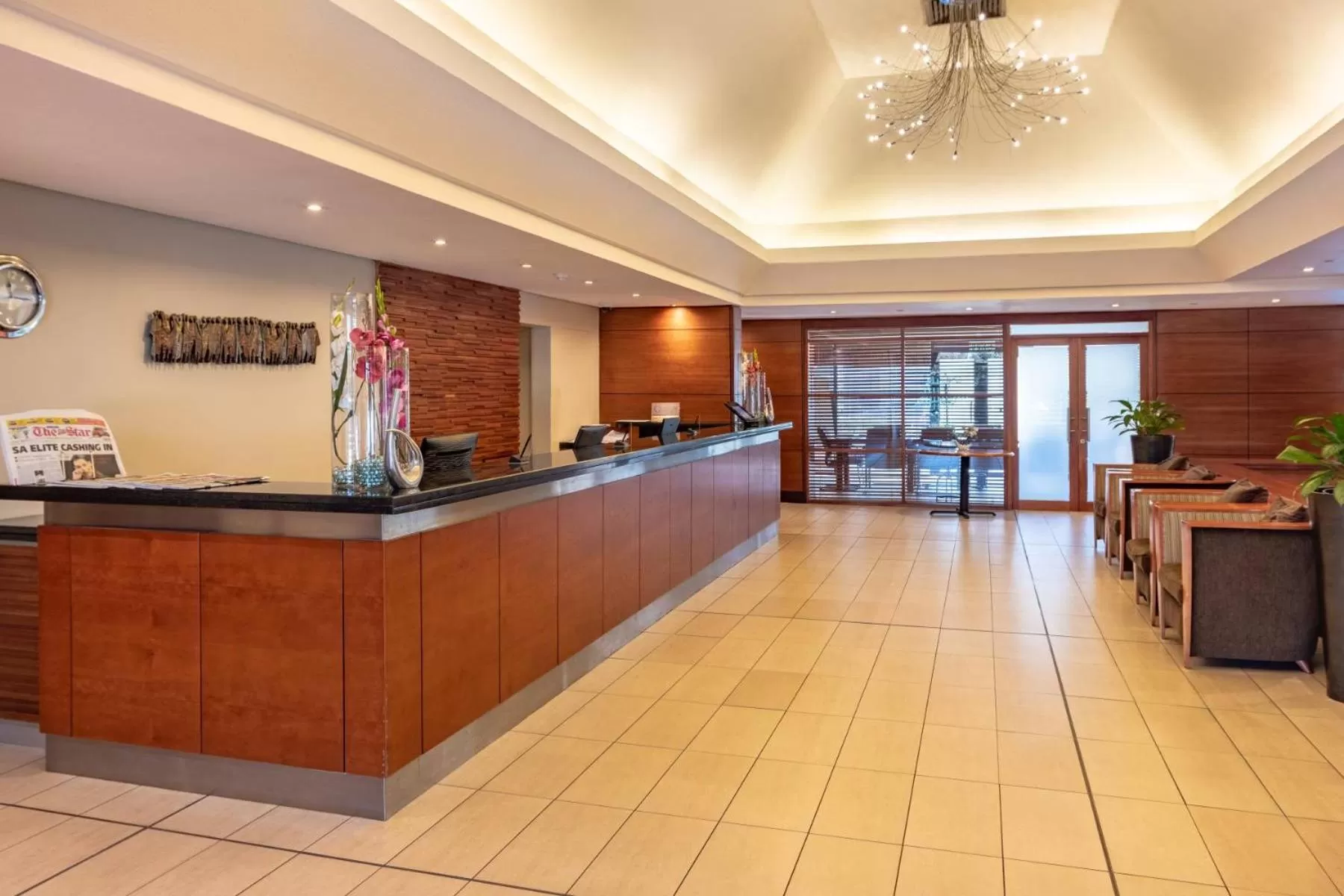 Lobby or reception in City Lodge Hotel Johannesburg Airport, Barbara Road