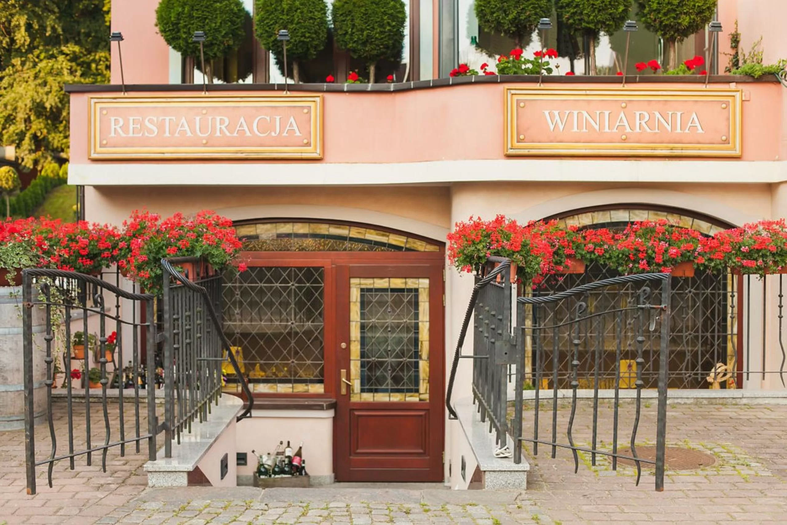 Property building in Hotel Villa Eva