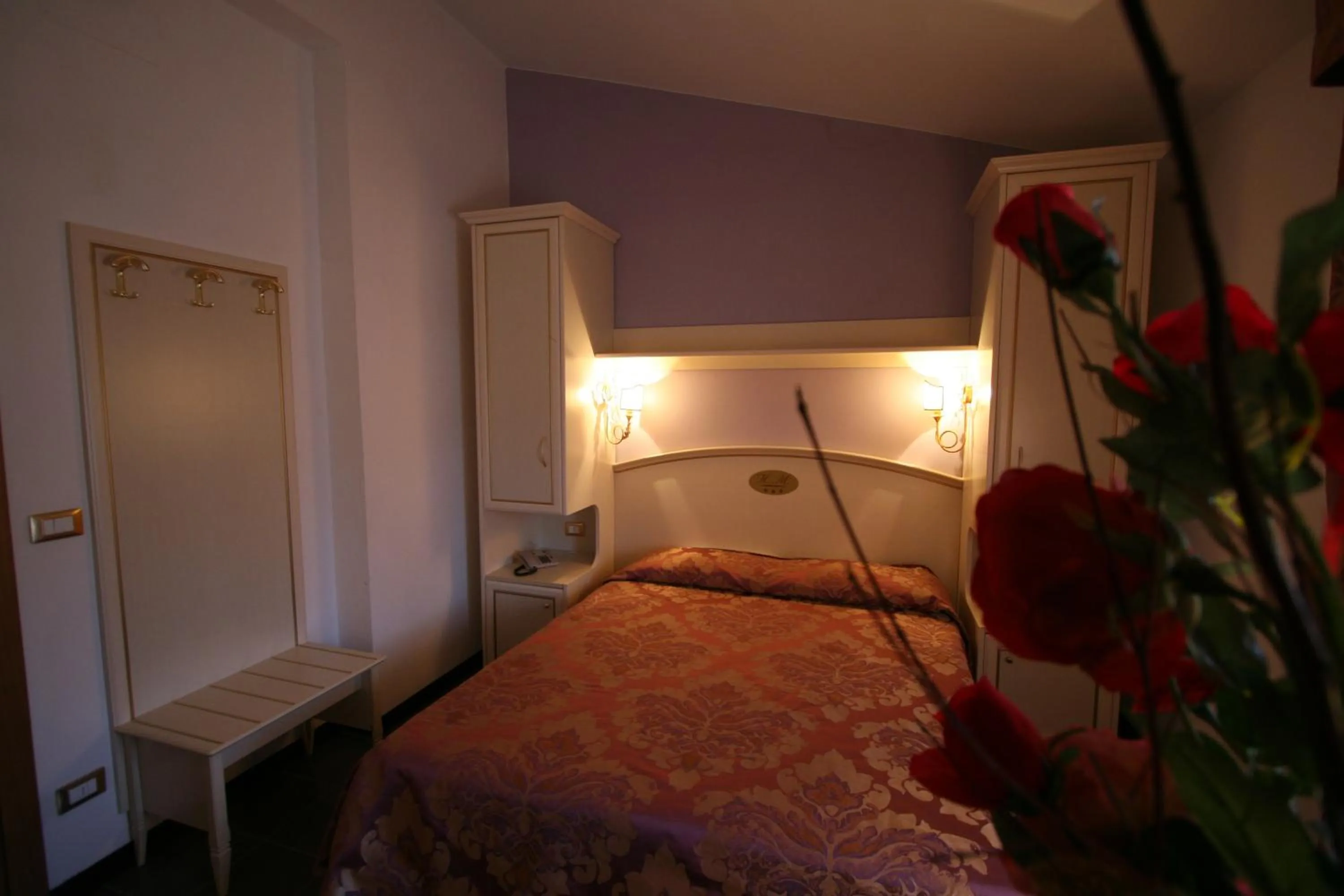 Bed in Hotel La Meridiana