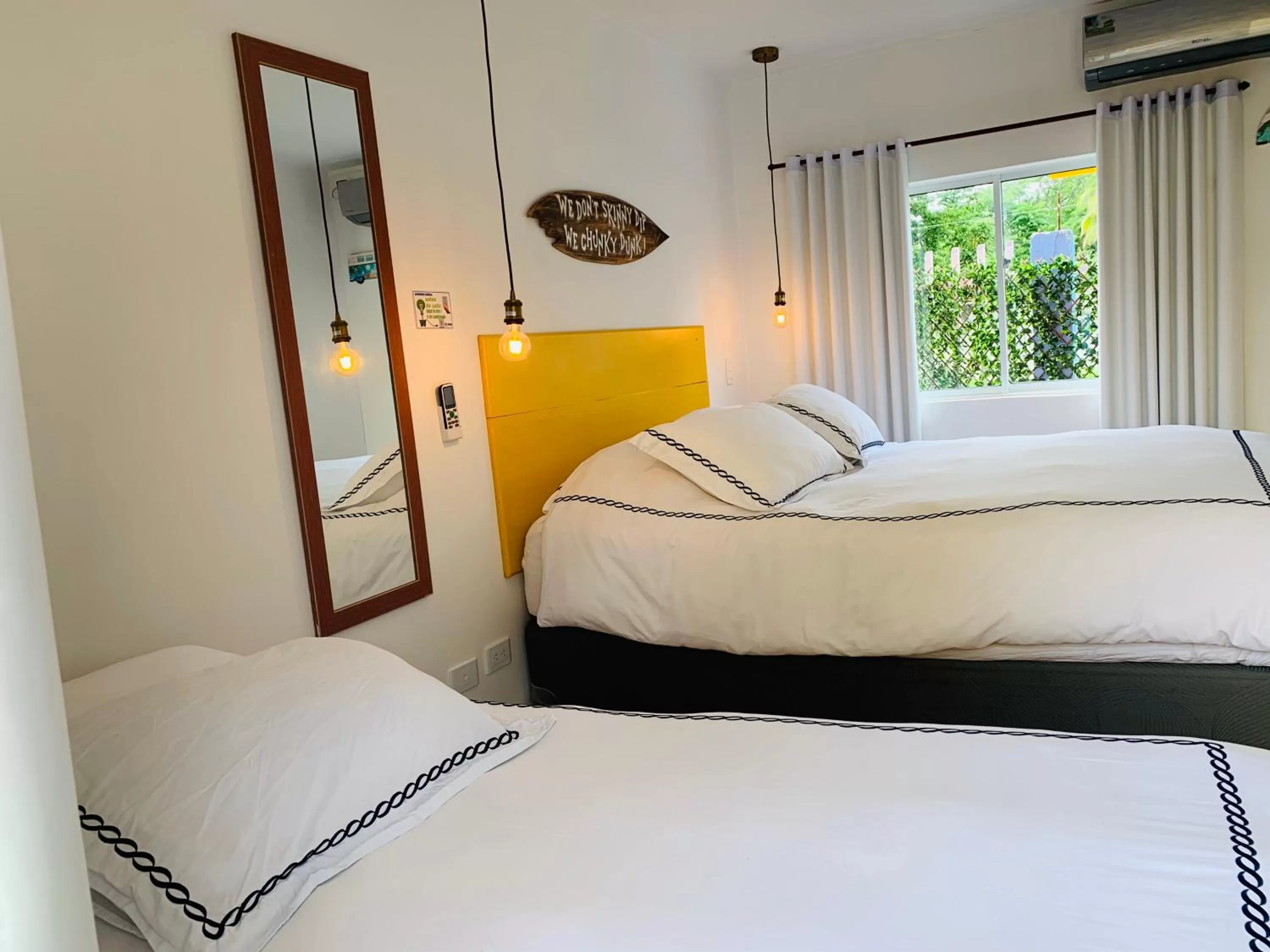 Bed in Be Happy Hotel