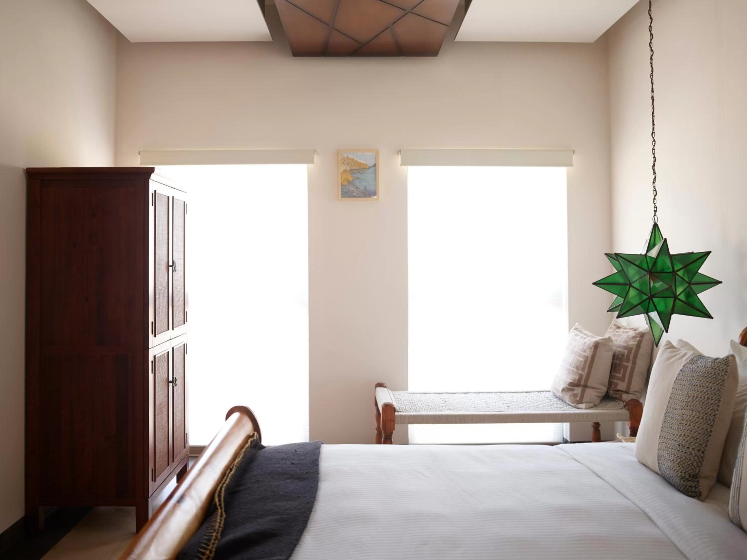 Bedroom, Bed in Orchid House Baja