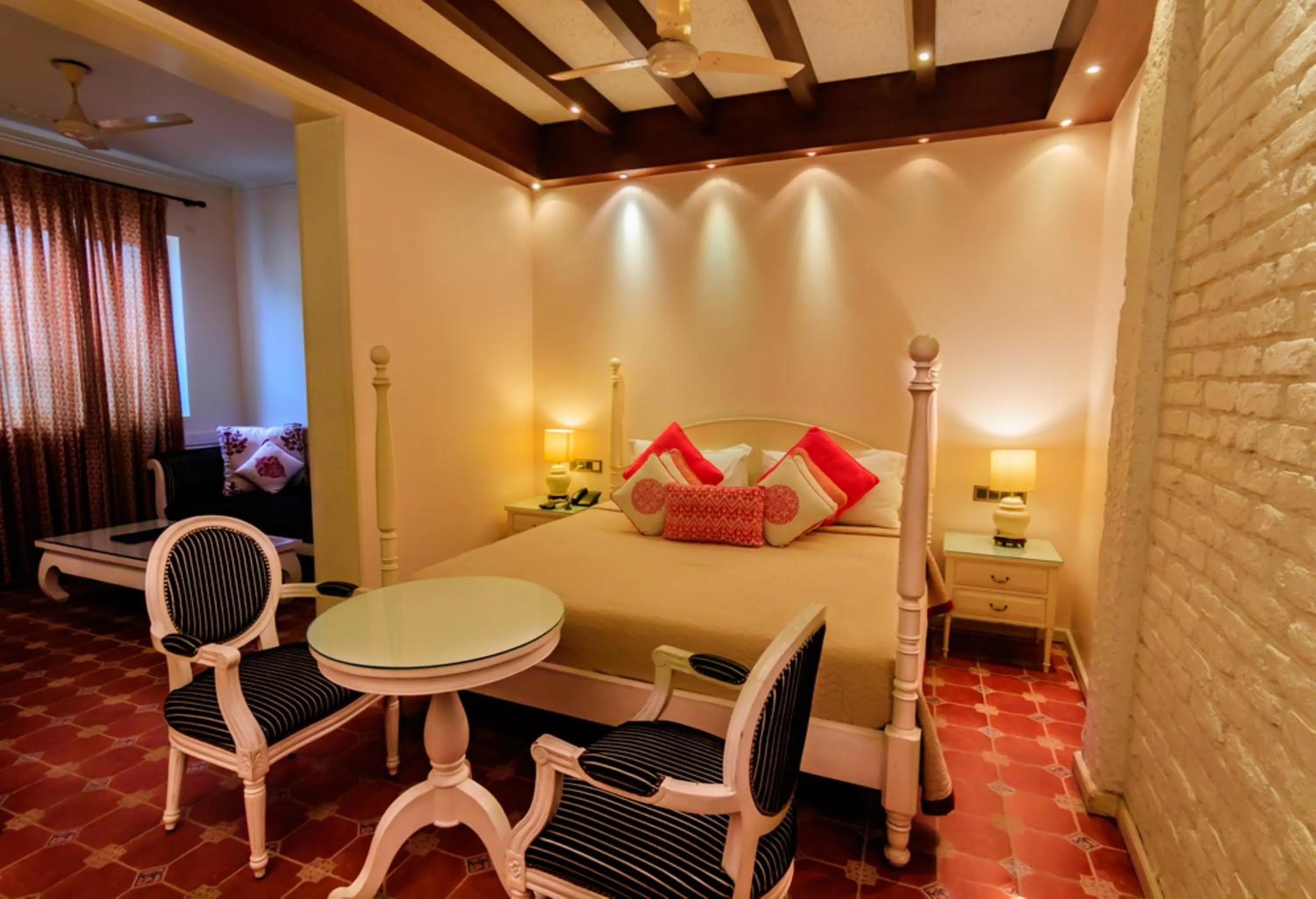Bedroom in Hotel Ajanta - Colonial Charm Award Winning Luxury Hotel in the Heart of the City
