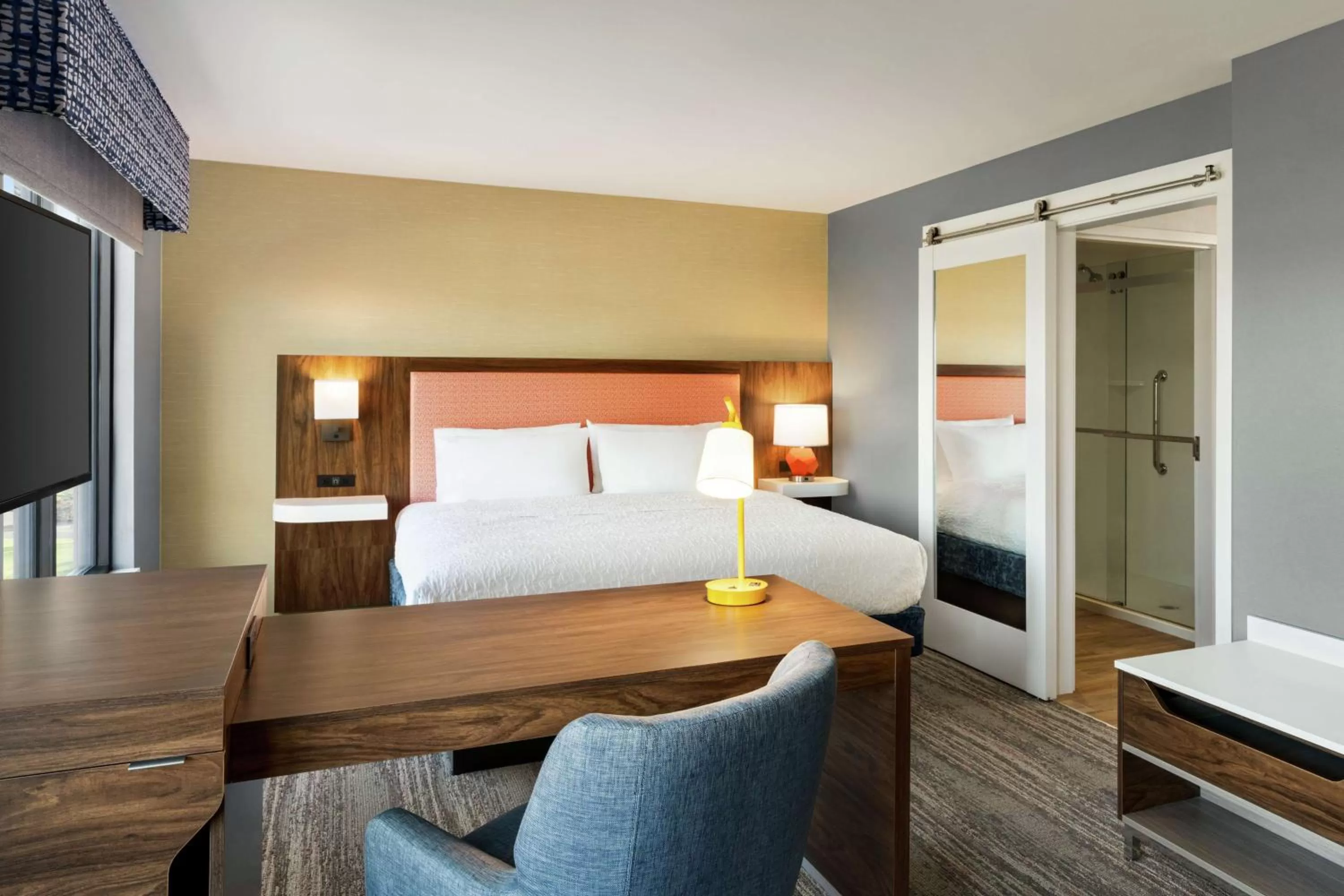 Bedroom, Bed in Hampton Inn & Suites Olean, Ny