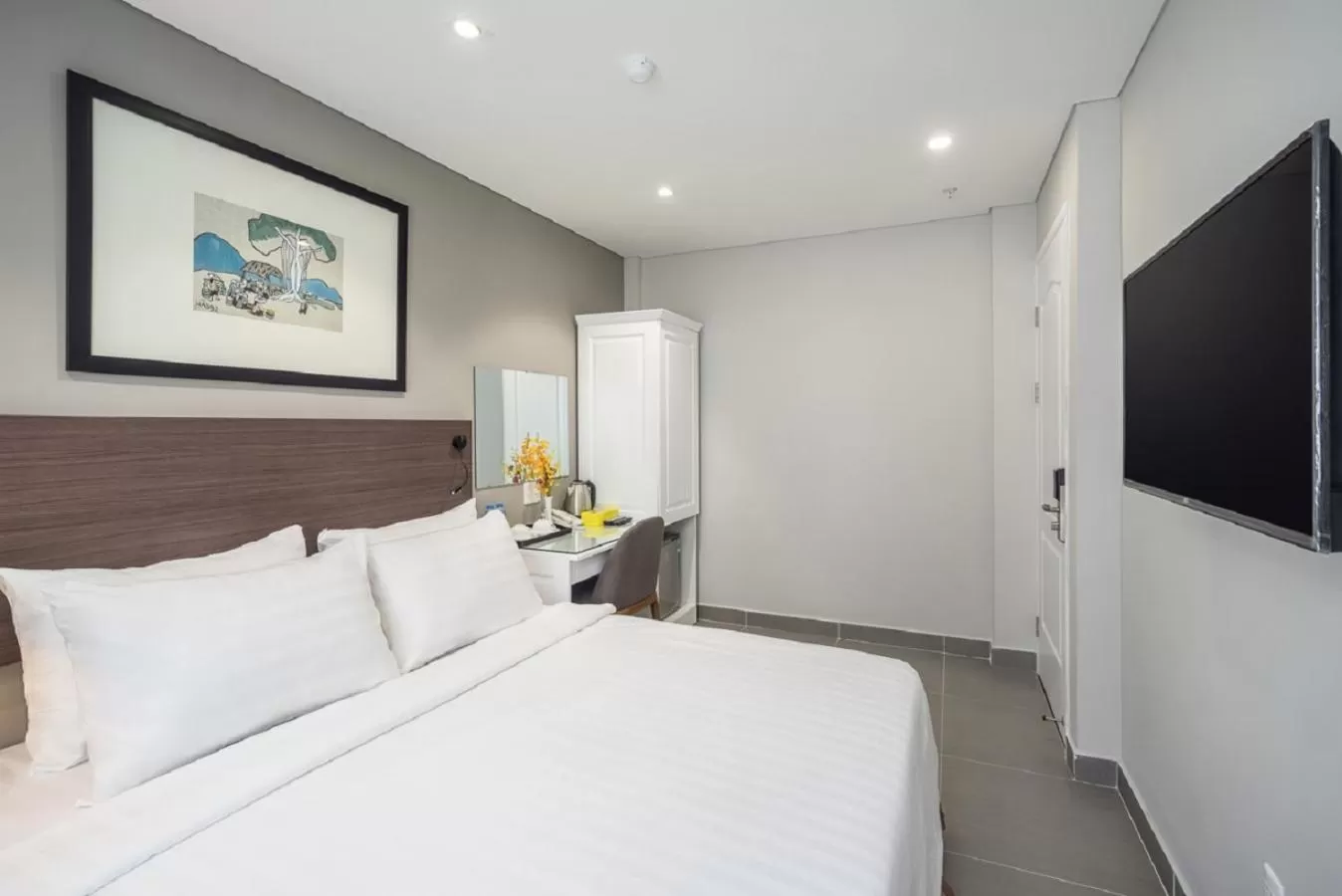 Bedroom, Bed in Park Hill Hotel - Phu My Hung