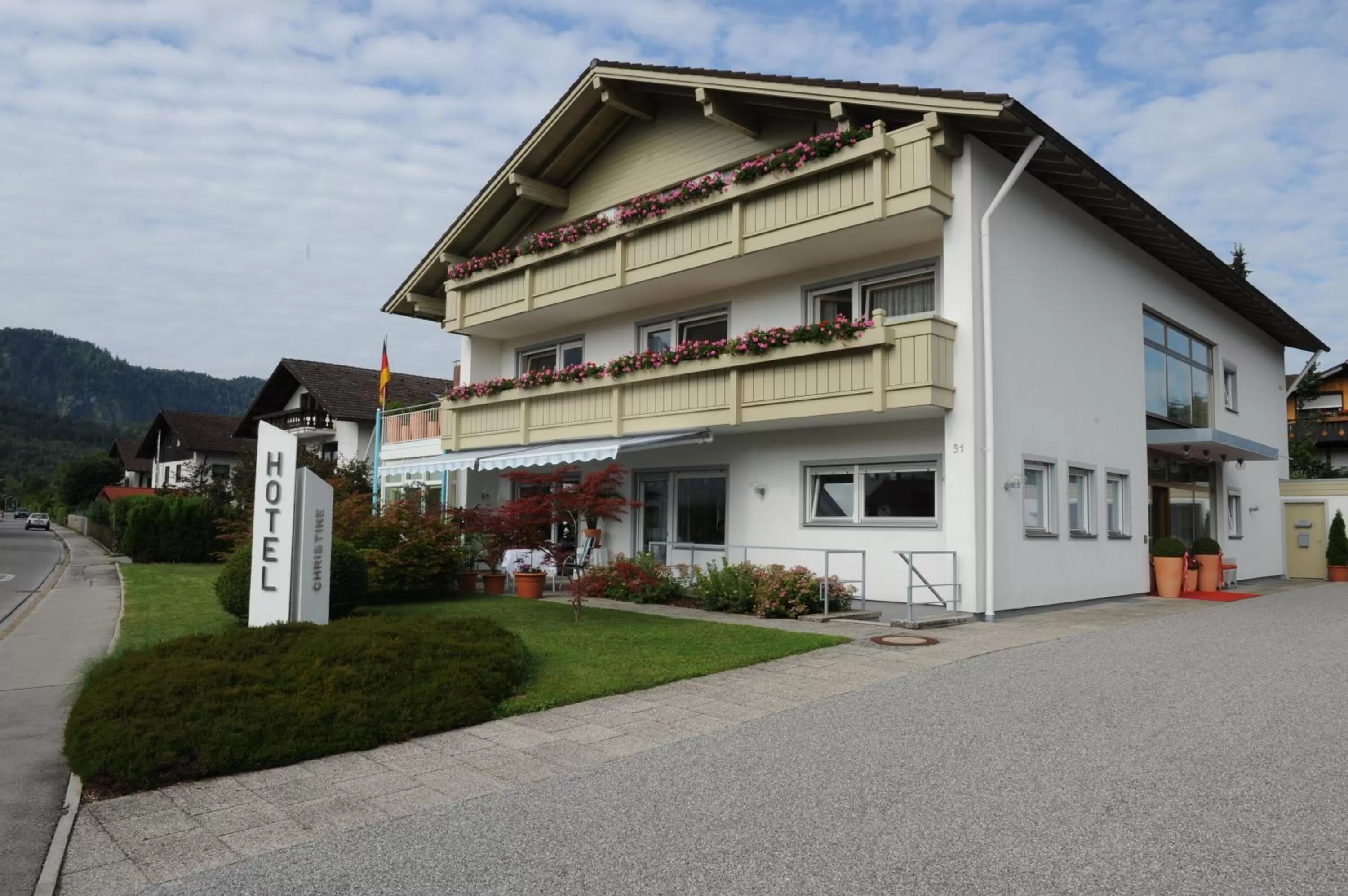 Facade/entrance in Hotel Christine