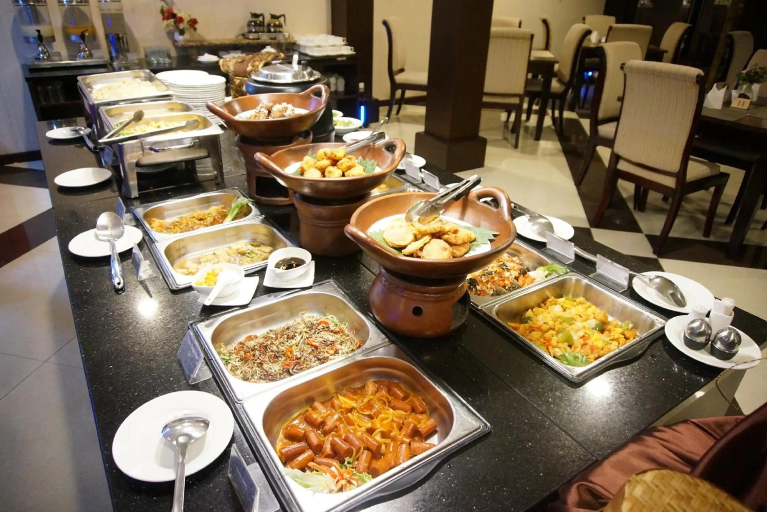 Buffet breakfast in Varna Culture Hotel Soerabaia