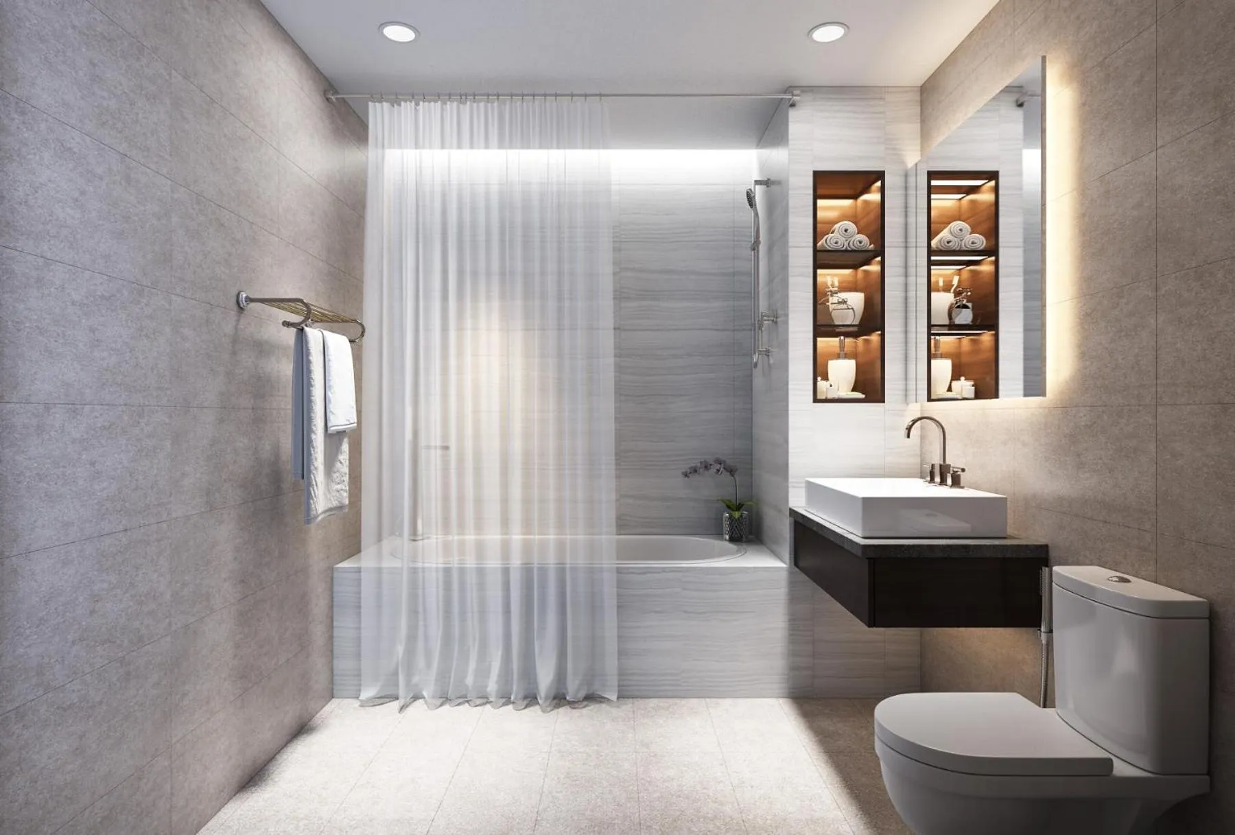 Bathroom in Ha Noi Hotel near Tan Son Nhat International Airport