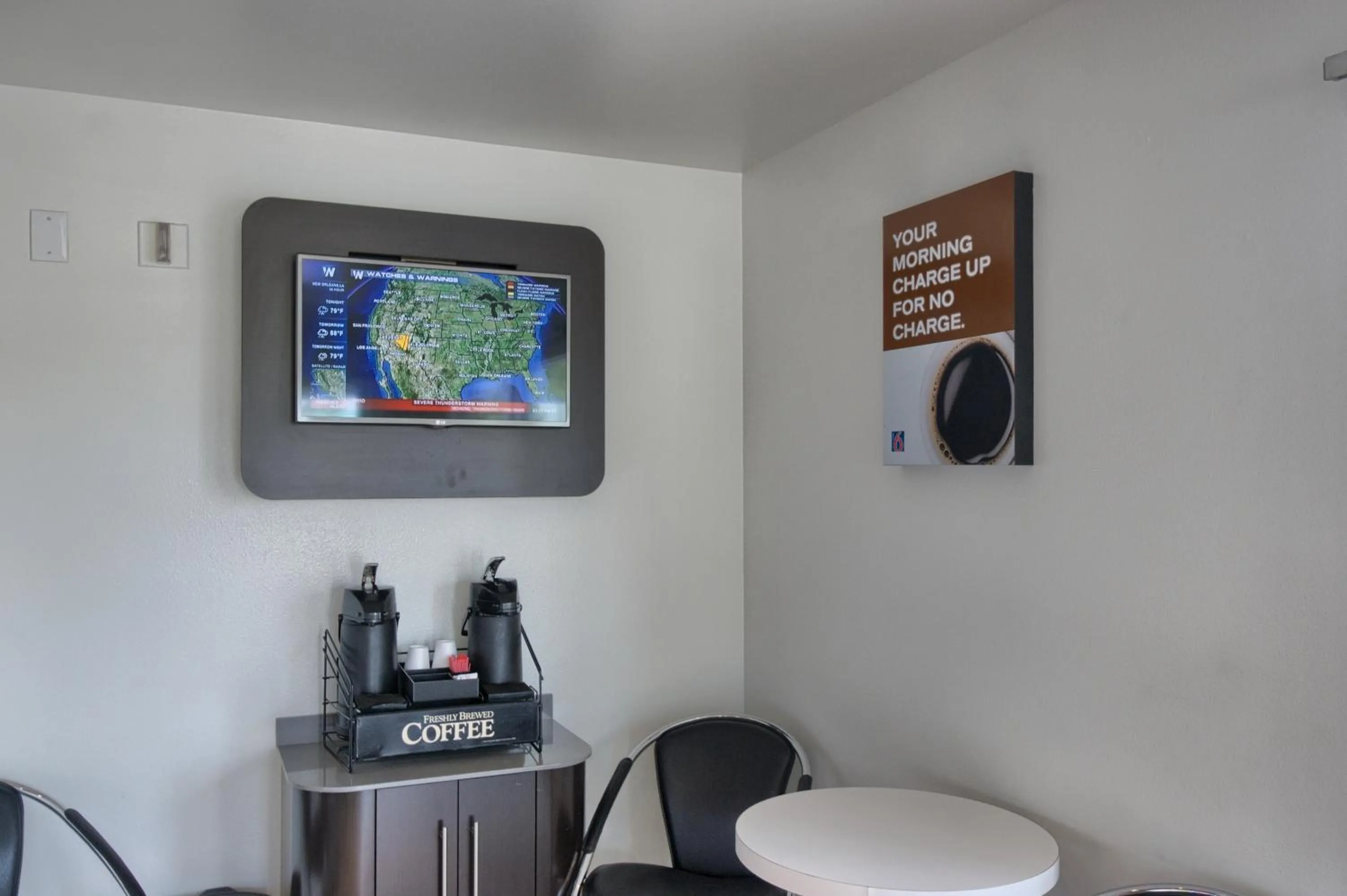 Decorative detail in Motel 6-Everett, WA - North