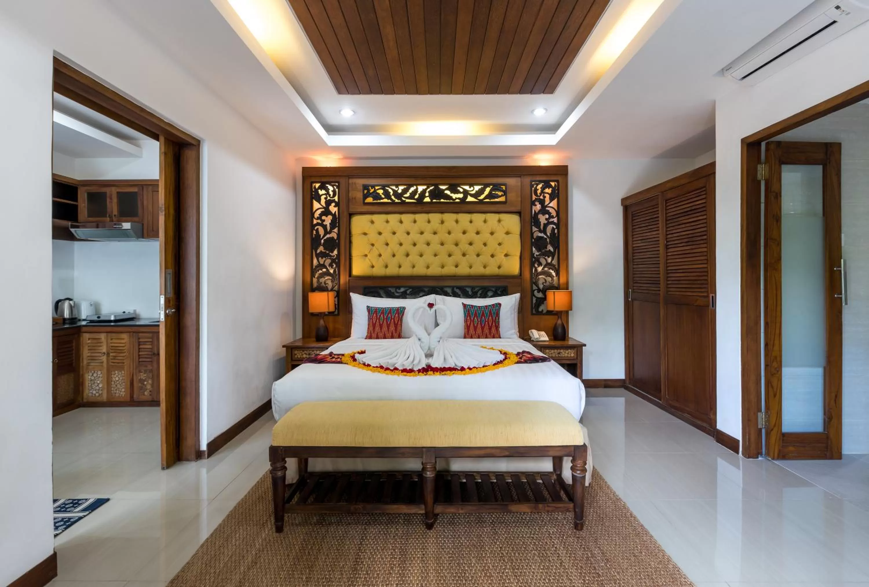 Bed in Mayura Ubud Retreat