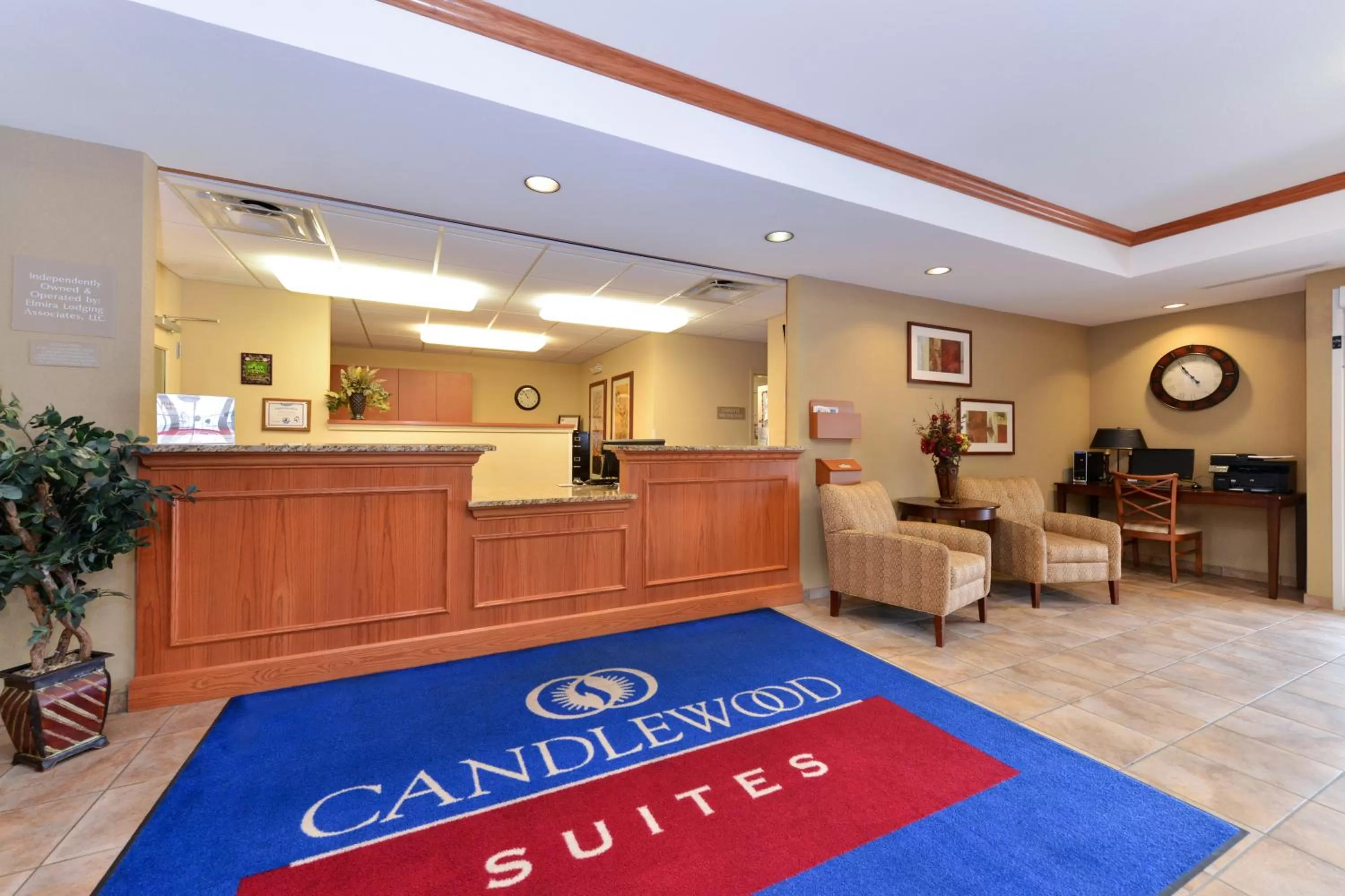 Lobby or reception in Candlewood Suites Elmira Horseheads by IHG