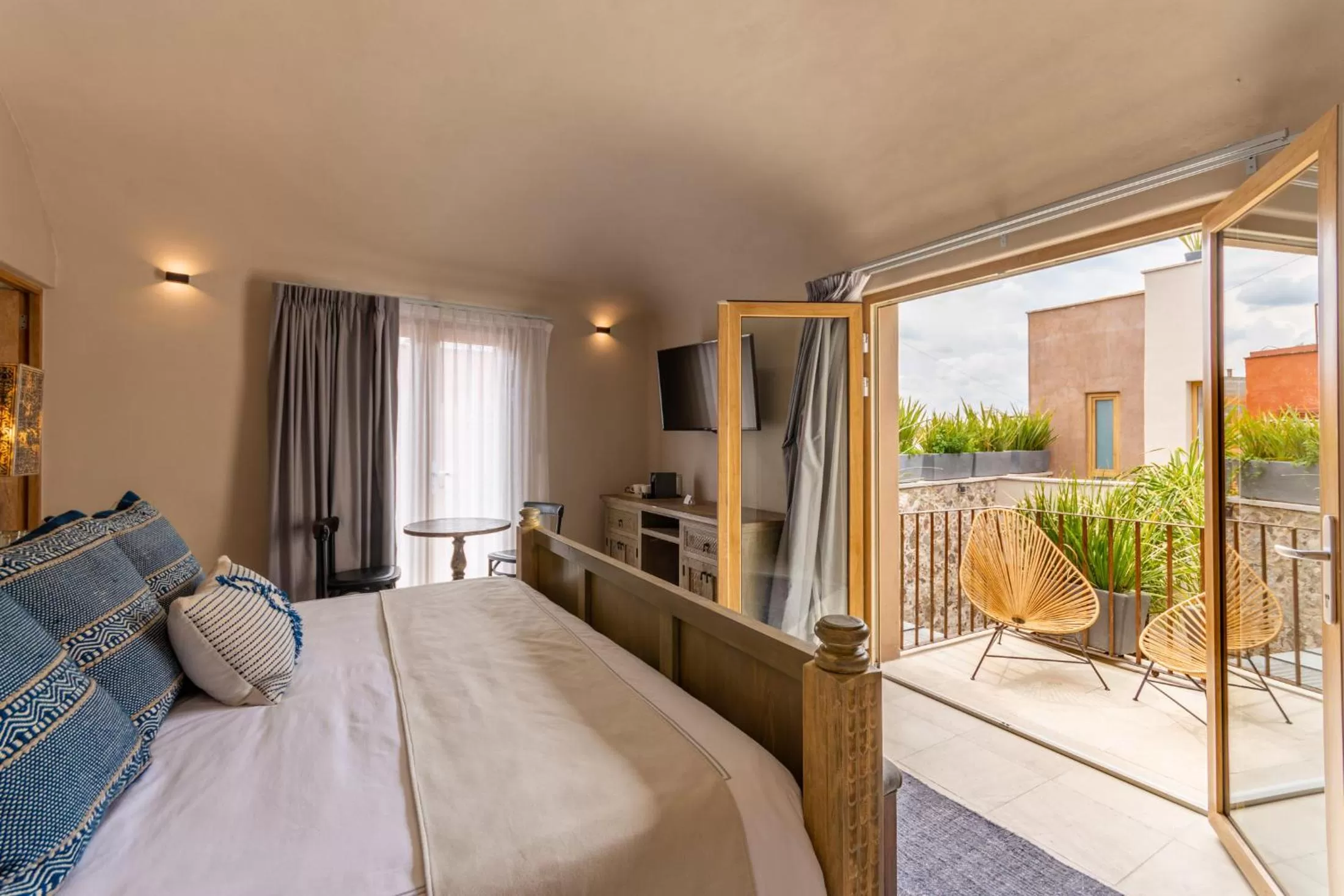 Bed in Casa Quebrada Hotel Boutique