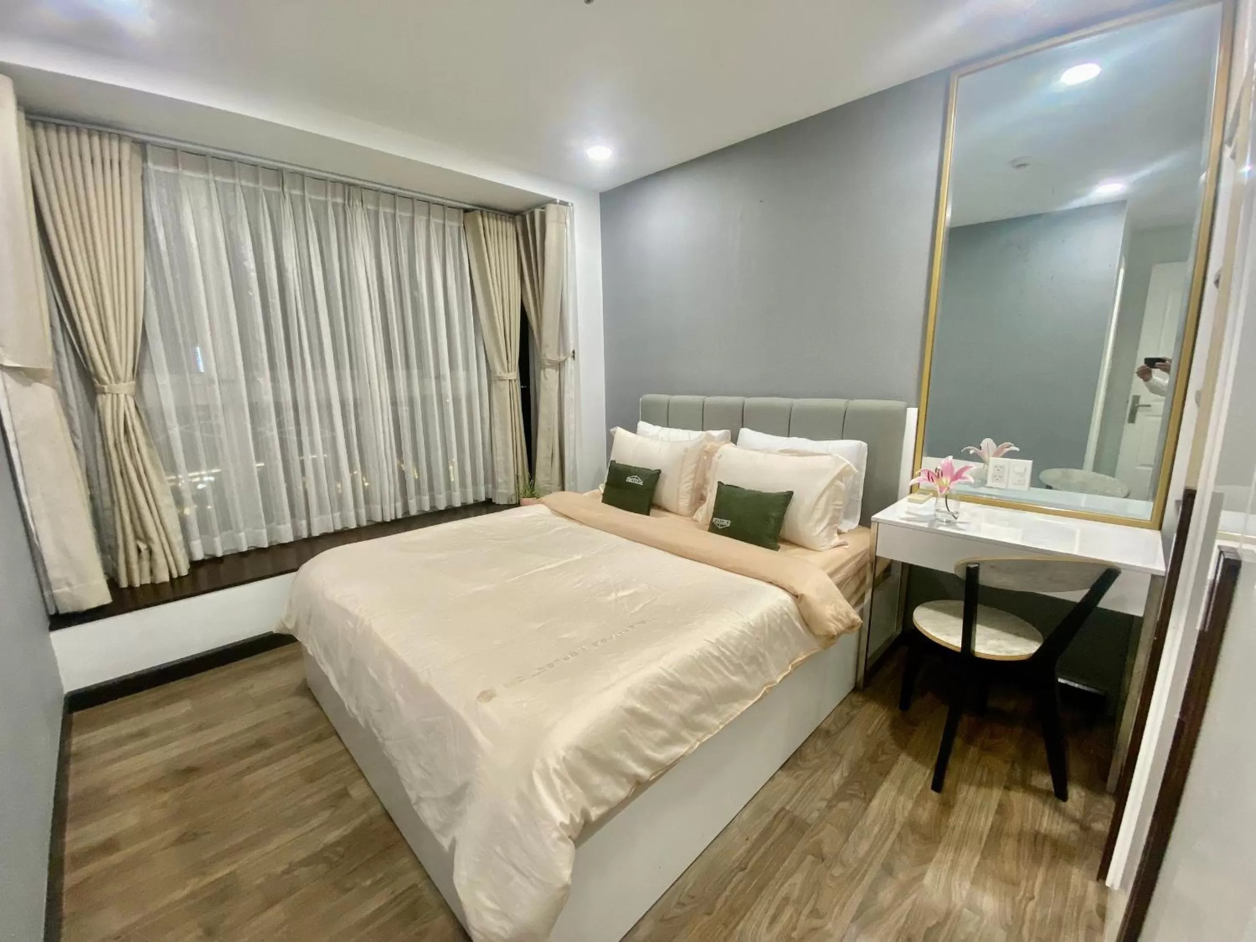 Bed in Convinia Apartment