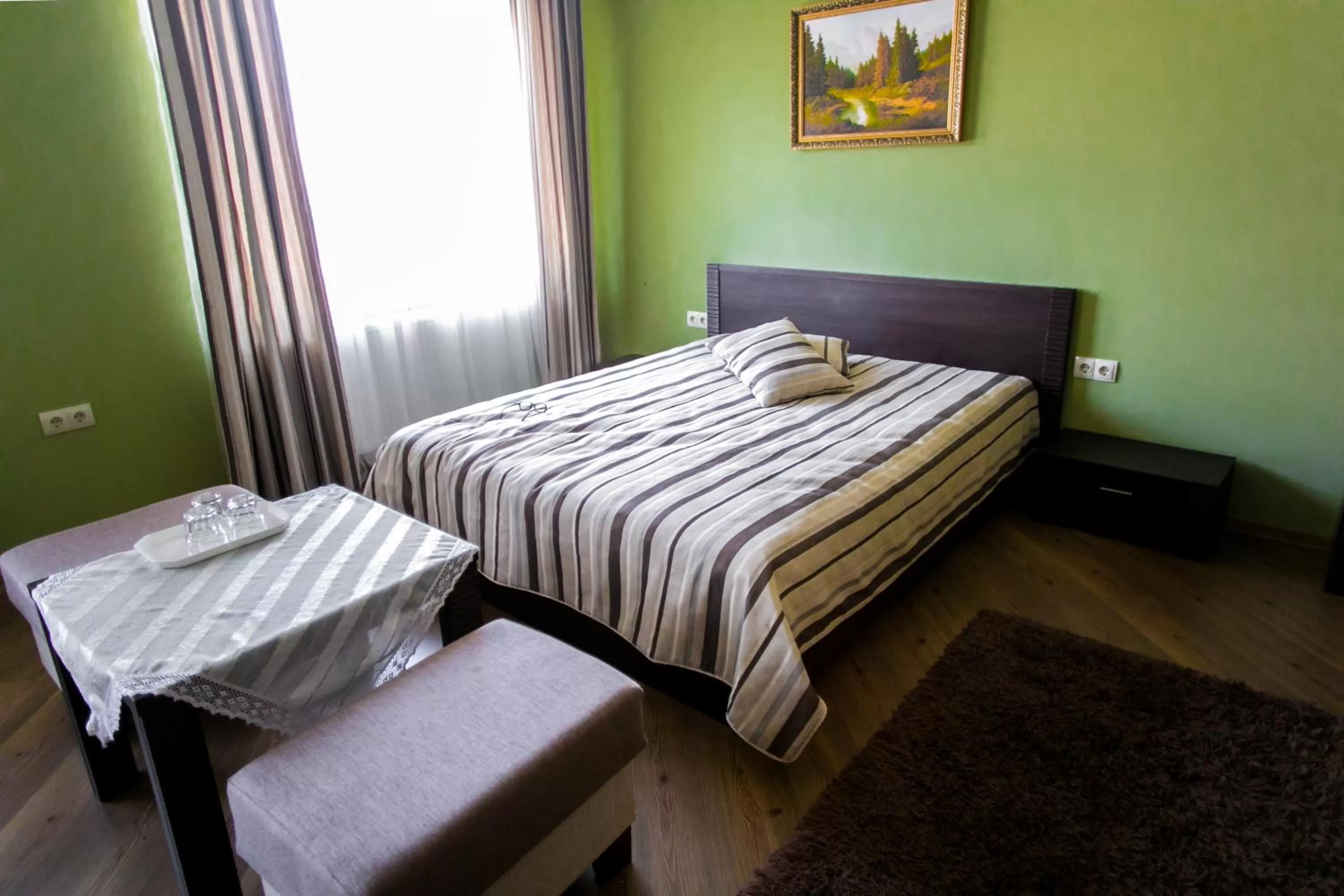 Bed in Tulipan Hotel Aquapark