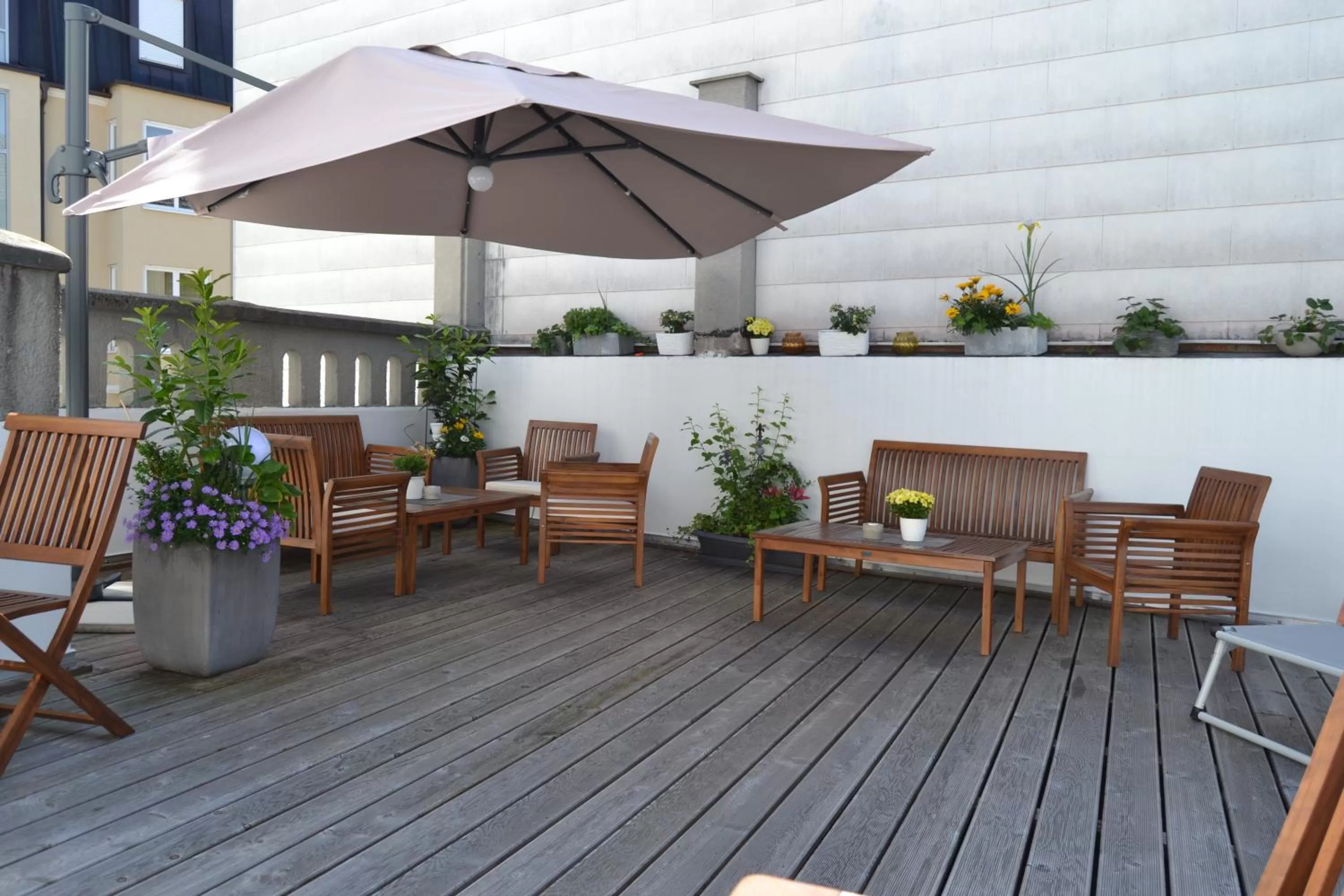 Balcony/Terrace in Gästehaus Stiftsstadt