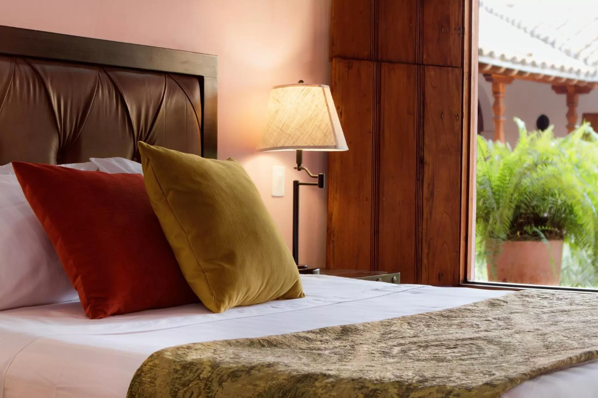 Bed in Hotel Doña Manuela