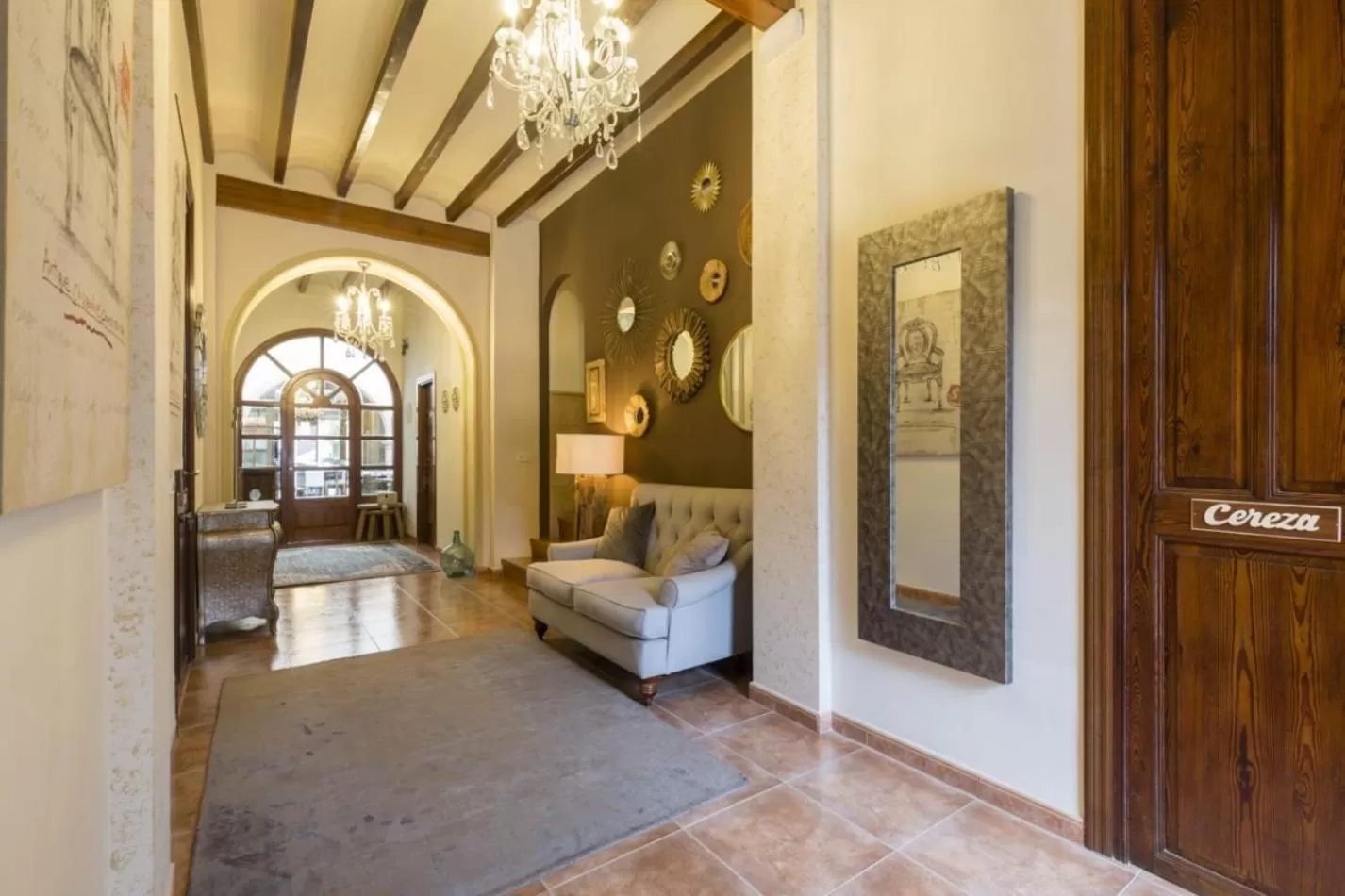 Lobby or reception in Casa Mistela