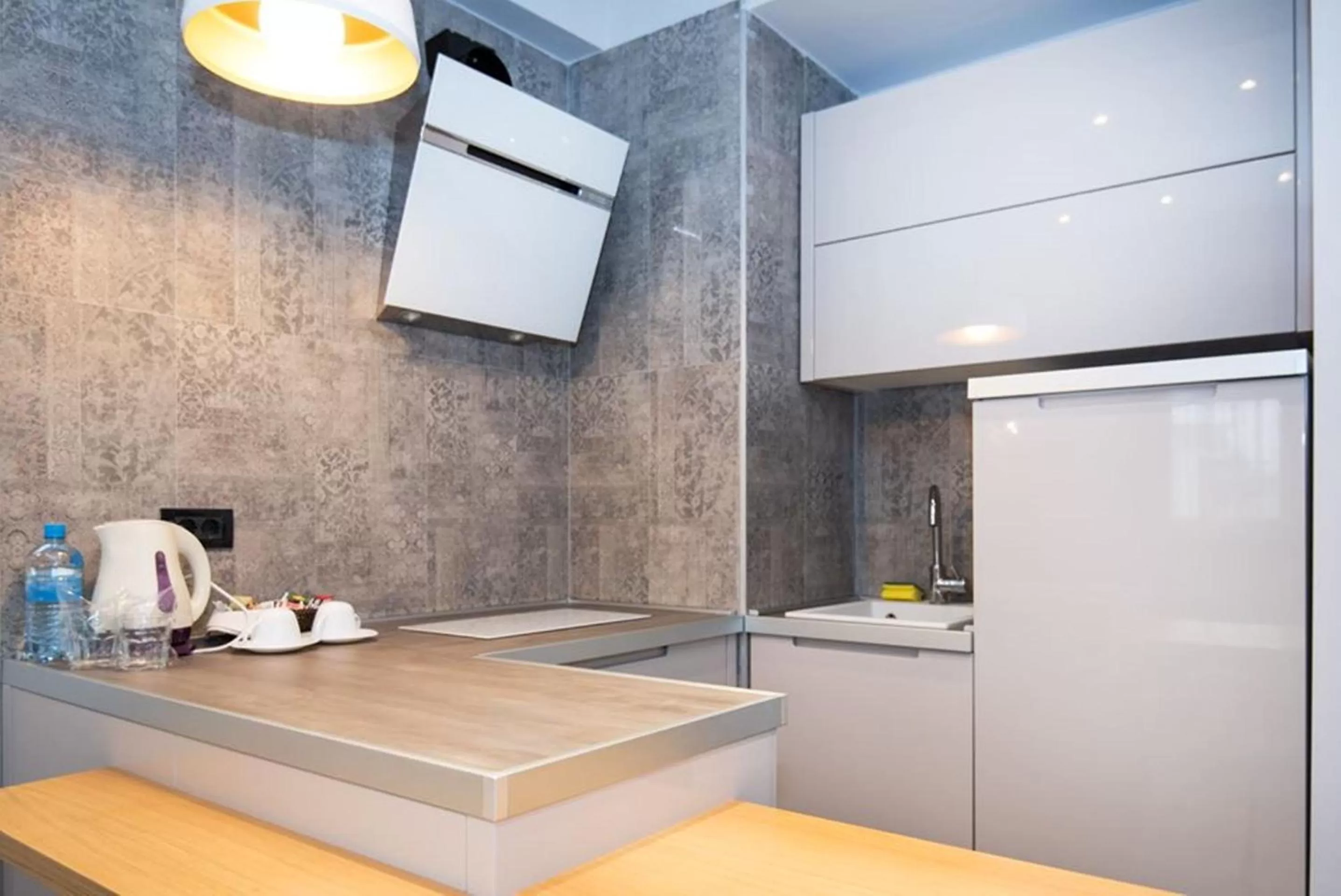 Kitchen or kitchenette in Hotel Vlaho