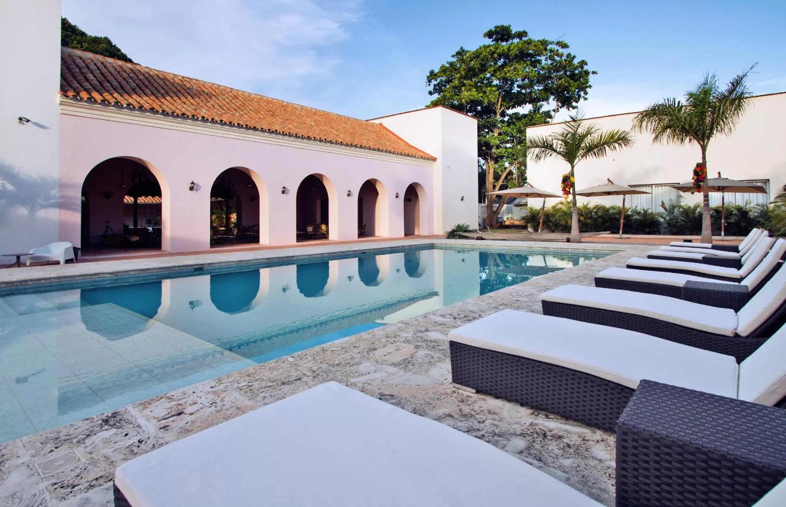 Swimming pool in Hotel Doña Manuela