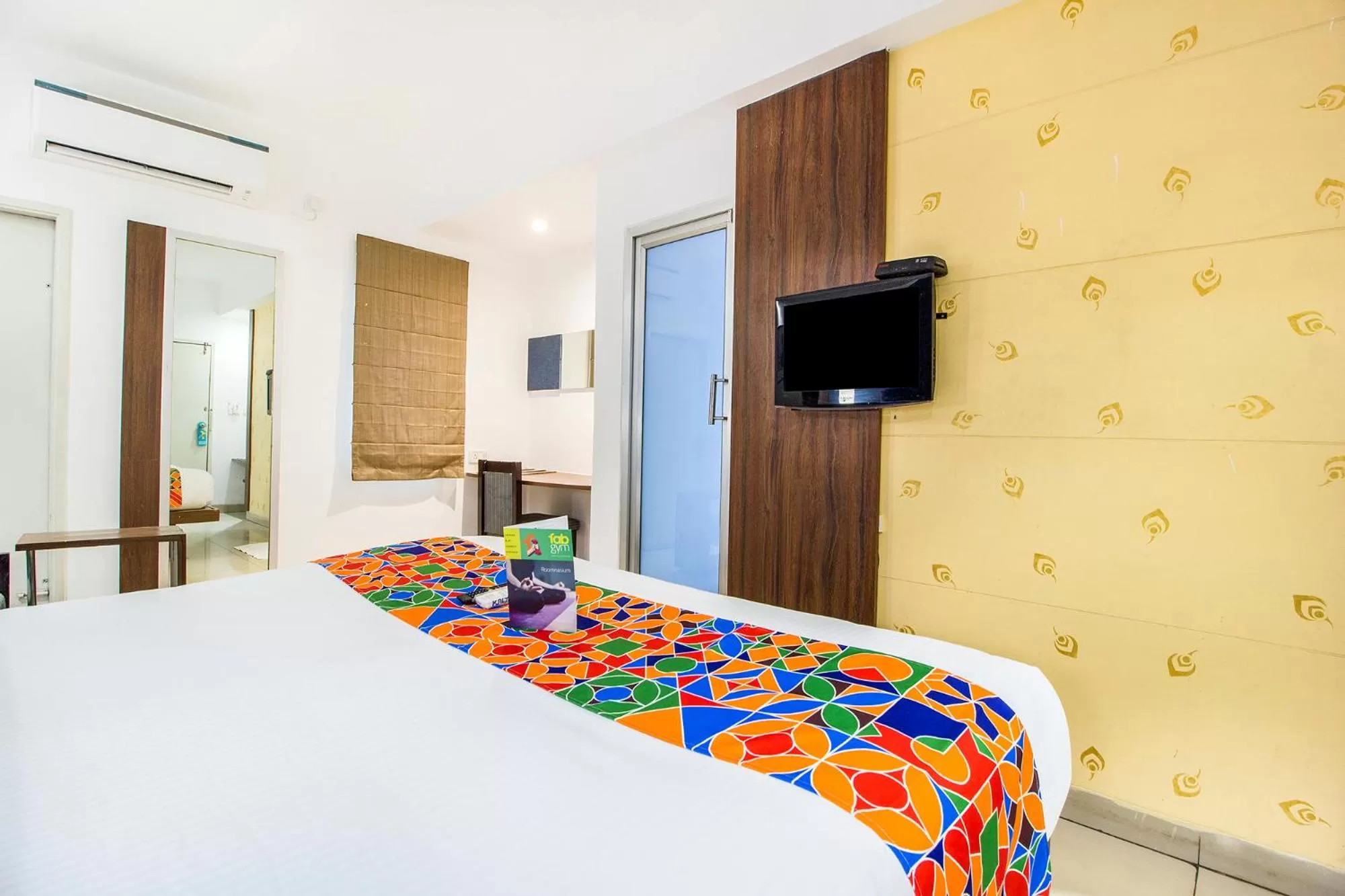 Bedroom, Bed in FabHotel Kalyan