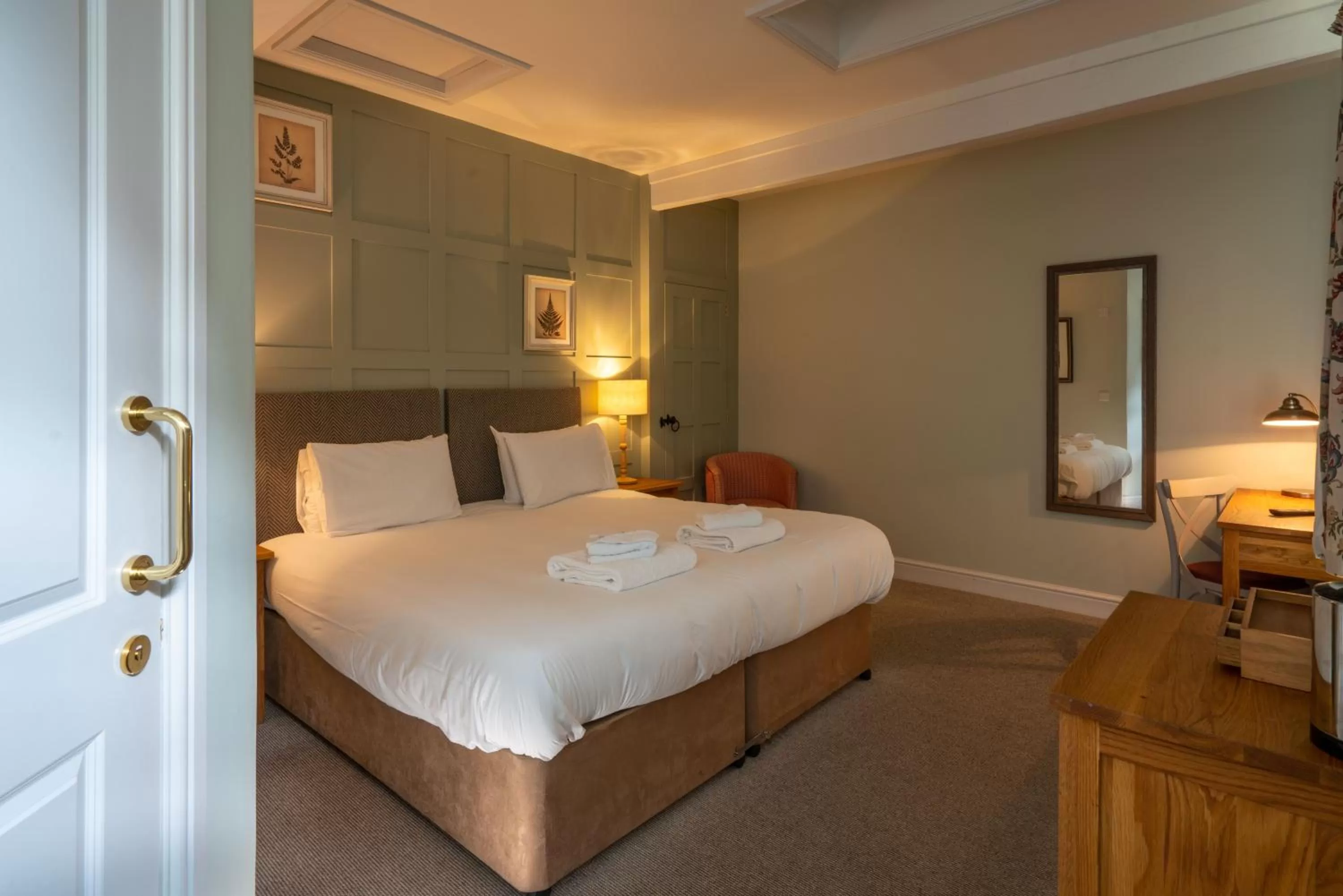 Bed in The Kings Arms Hotel