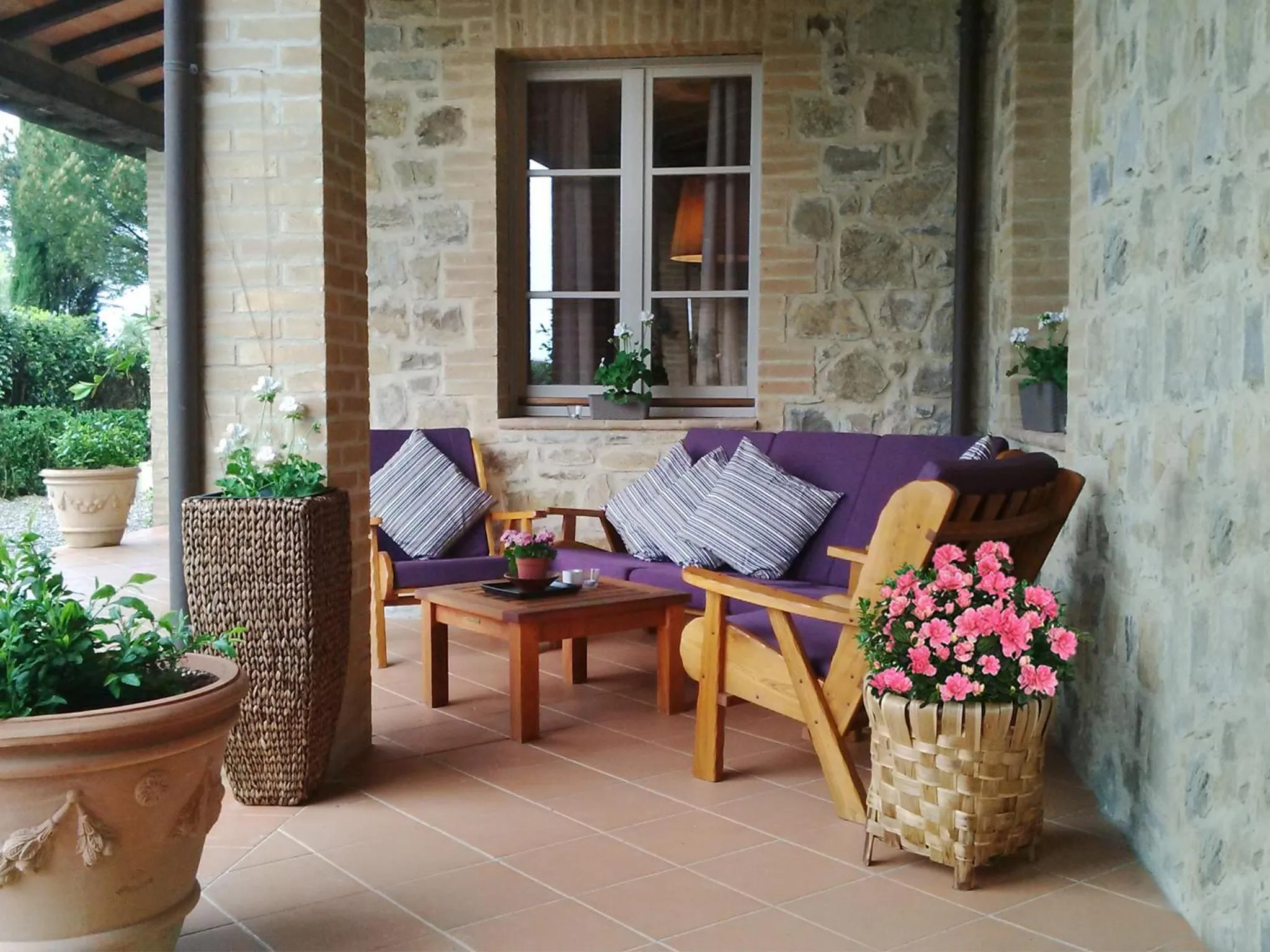 Garden in Si Montalcino Hotel