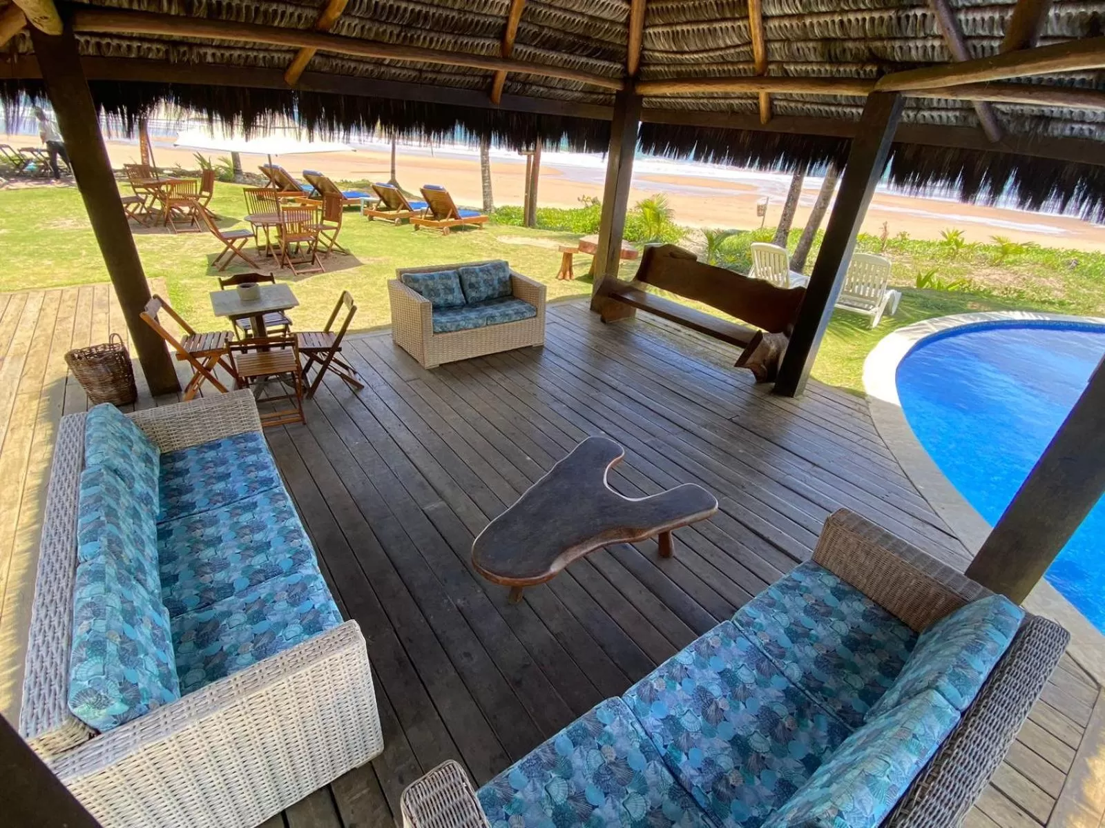 Pool view in Pousada Bahia Boa