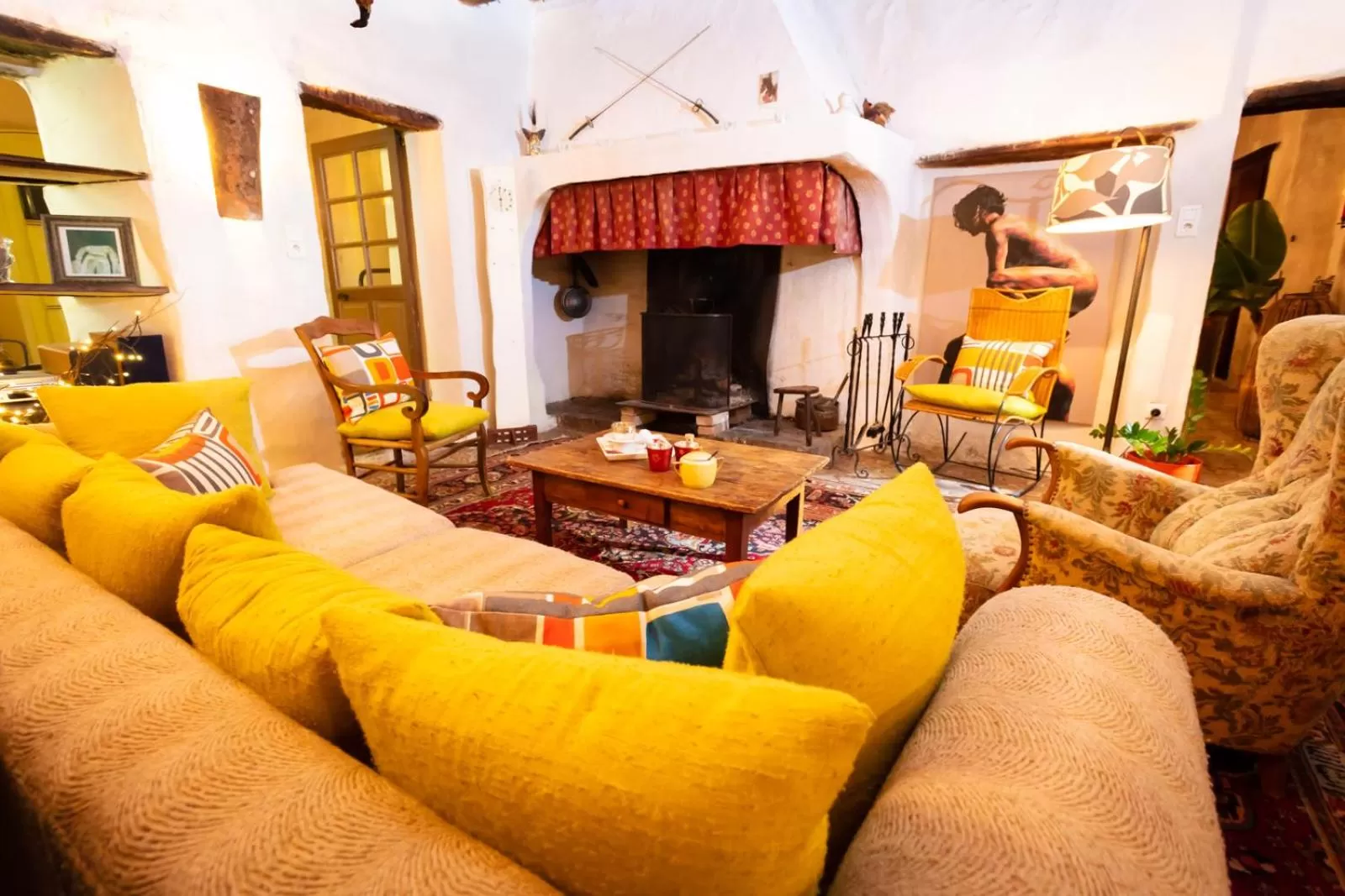 Seating Area in La Vieille Maison - Halte Gourmande