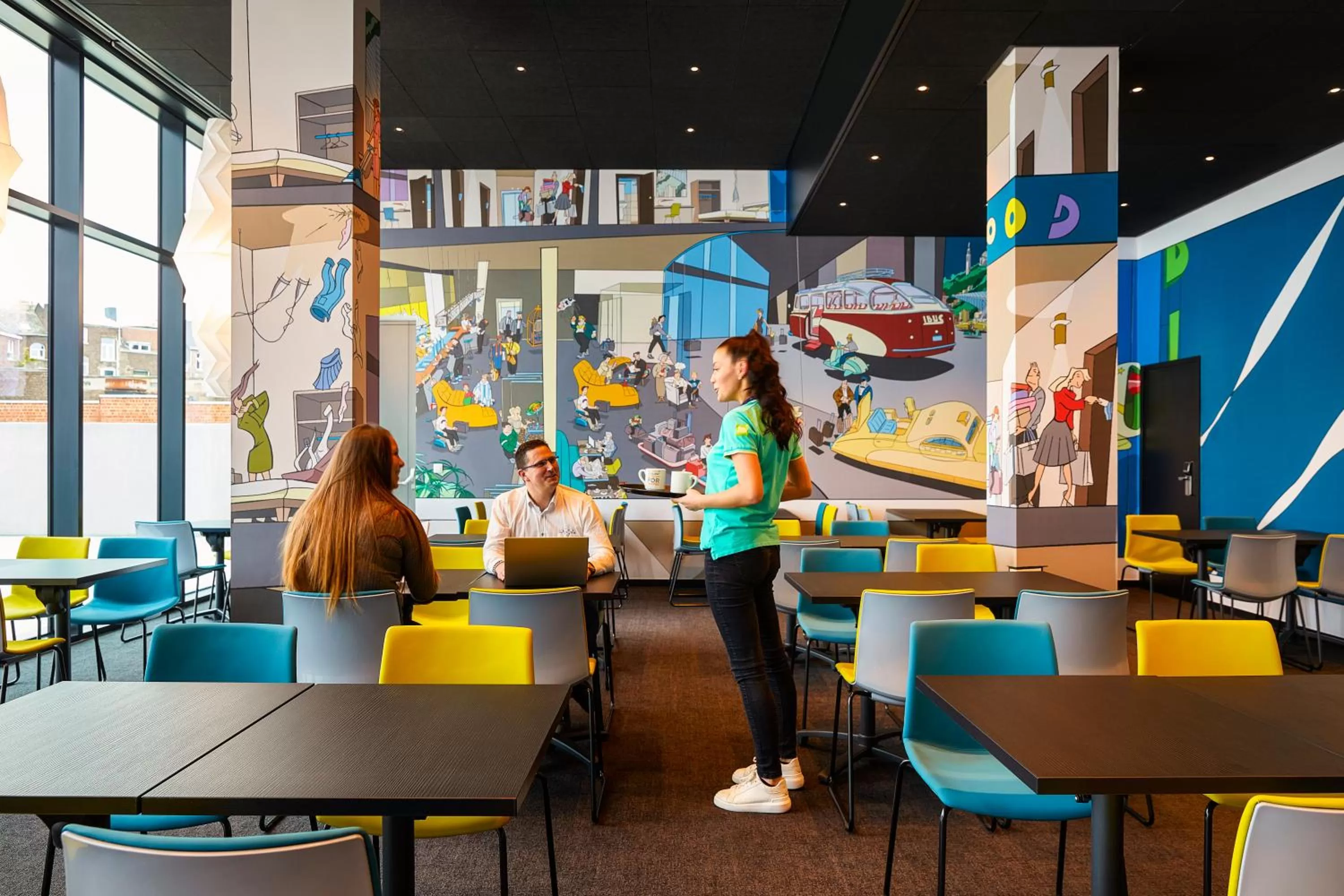 People in ibis Styles Liege Guillemins