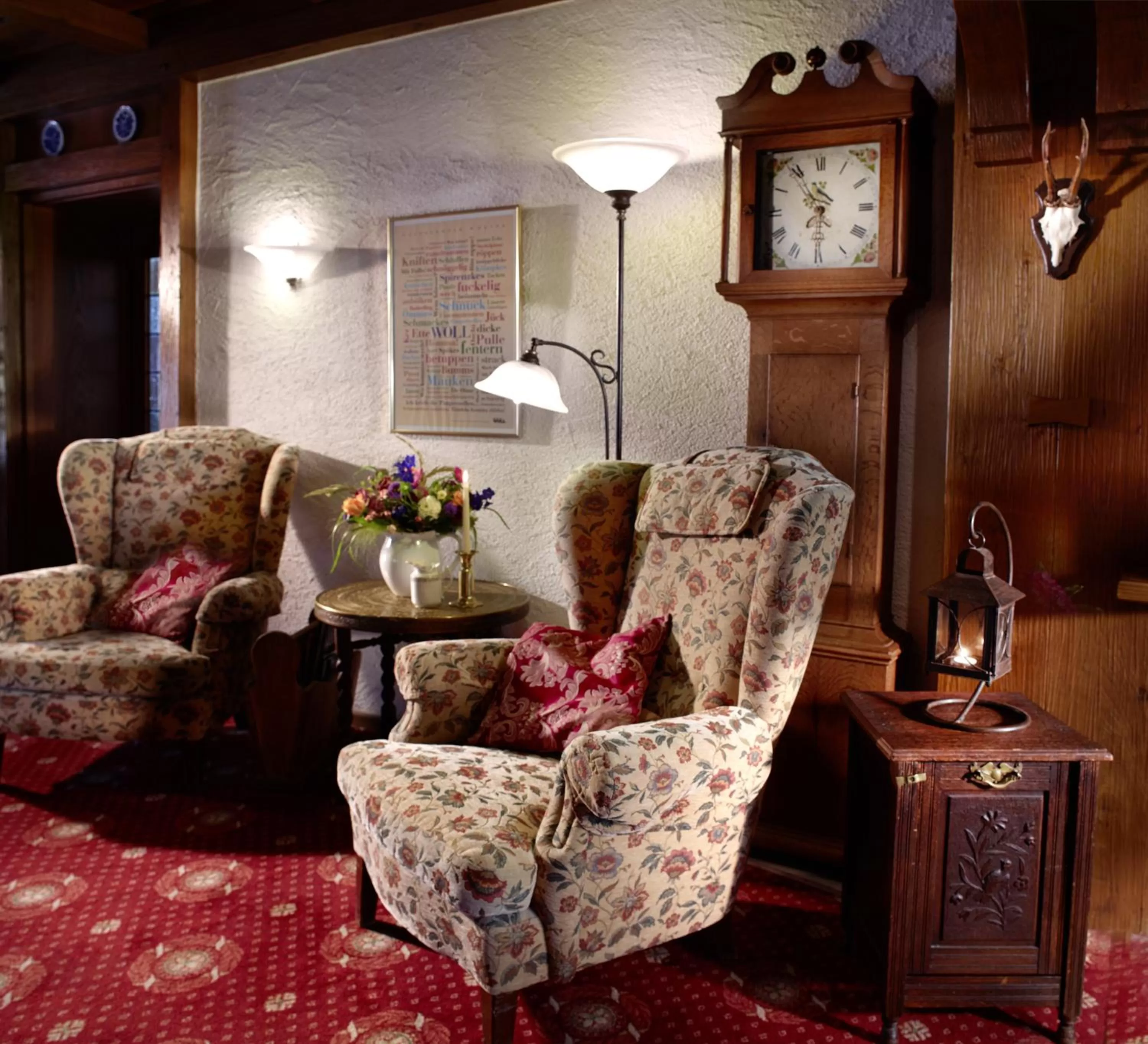 Lobby or reception in Hotel Zur Post