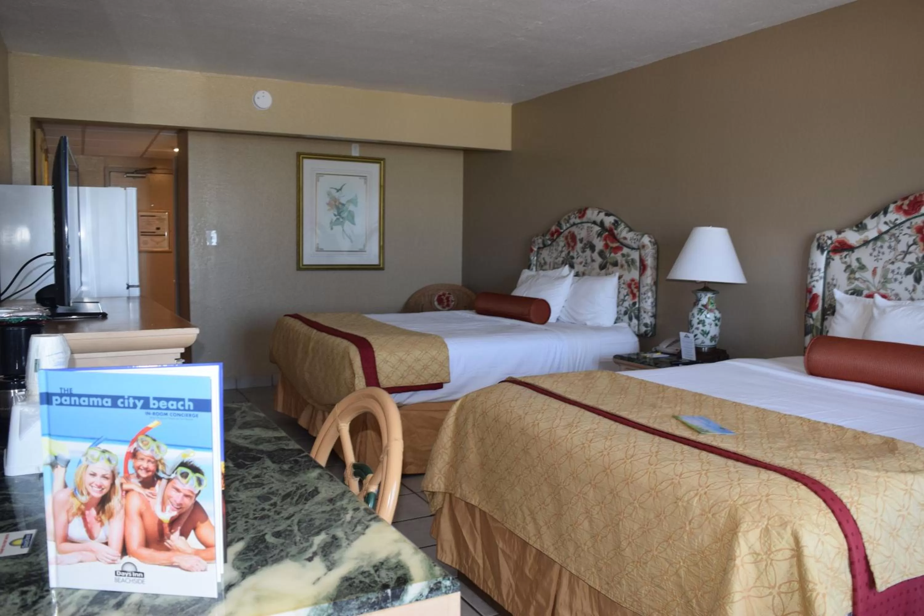 Queen Room with Two Queen Beds and Sofa Bed - Bathtub with Grab Bars - Mobility Accessible - Non-Smoking in Days Inn by Wyndham Panama City Beach Beachfront Resort