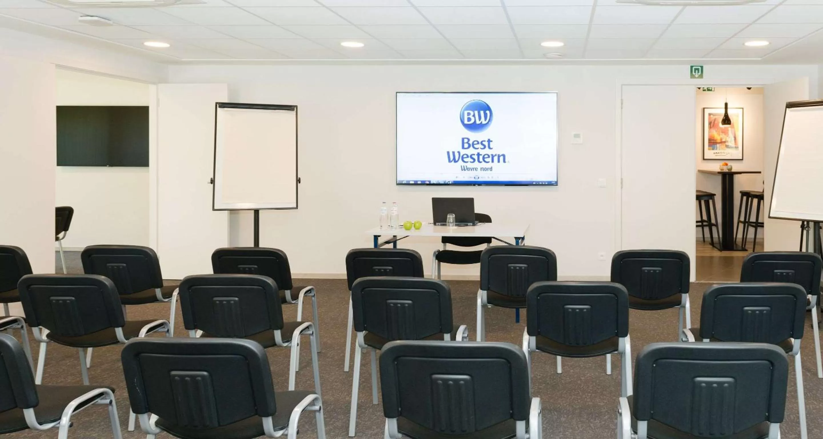 On site in Best Western Hotel Wavre