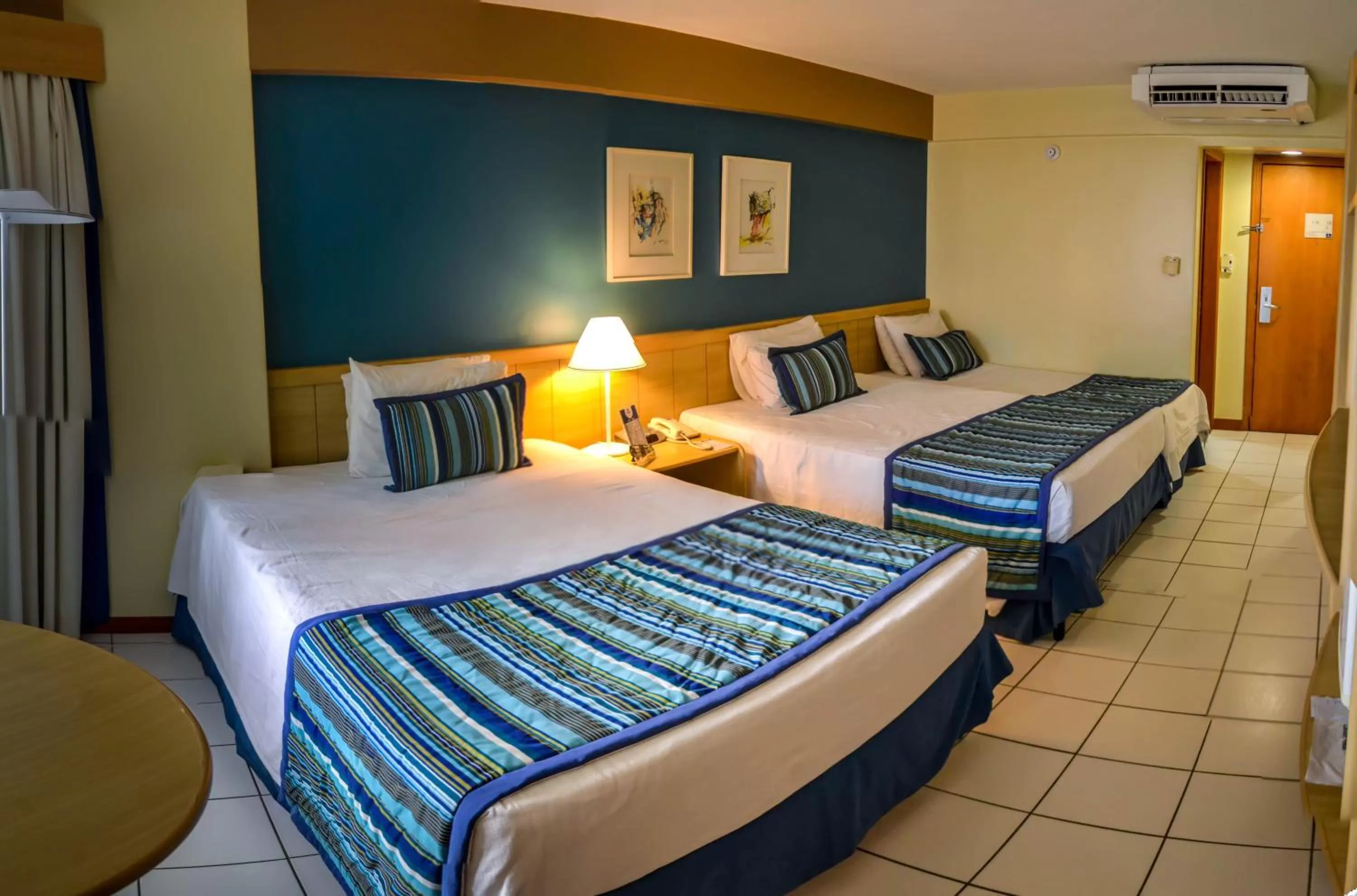 Bed in Reymar Hotel Maceió