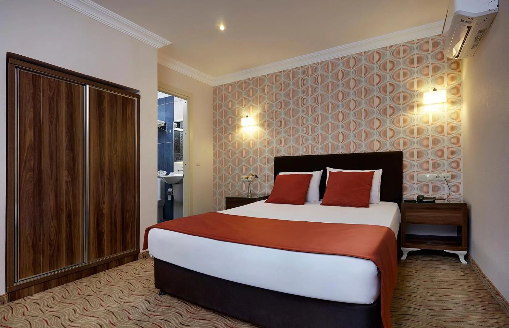 Decorative detail, Bed in Hotel Billurcu